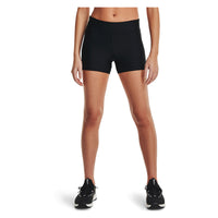 Under Armour Women's HeatGear Armour Mid Rise Shorty , Black (001)/White,  Large : : Clothing, Shoes & Accessories