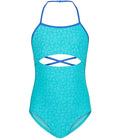 Billabong Girls' Wander Over Floral Jacquard Textured Knit One-Piece Swimsuit