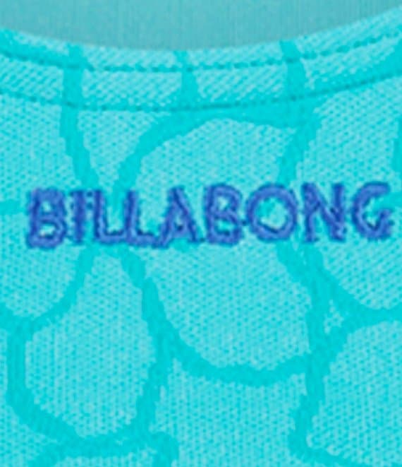 Billabong Girls' Wander Over Floral Jacquard Textured Knit One-Piece Swimsuit