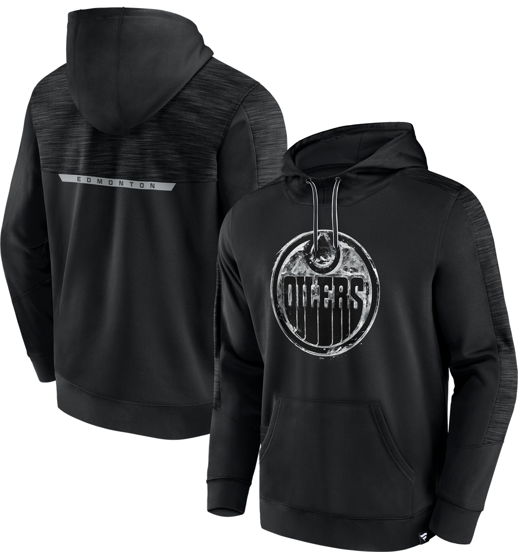 Men's Edmonton Oilers Iced Out Pullover Hoodie
