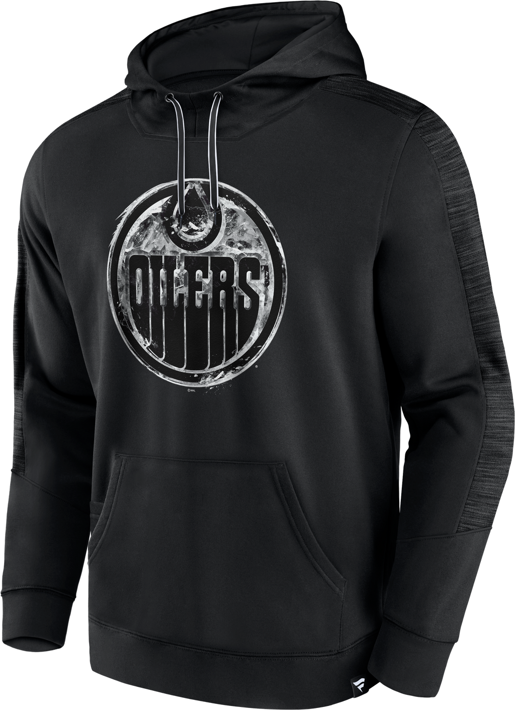 Men's Edmonton Oilers Iced Out Pullover Hoodie