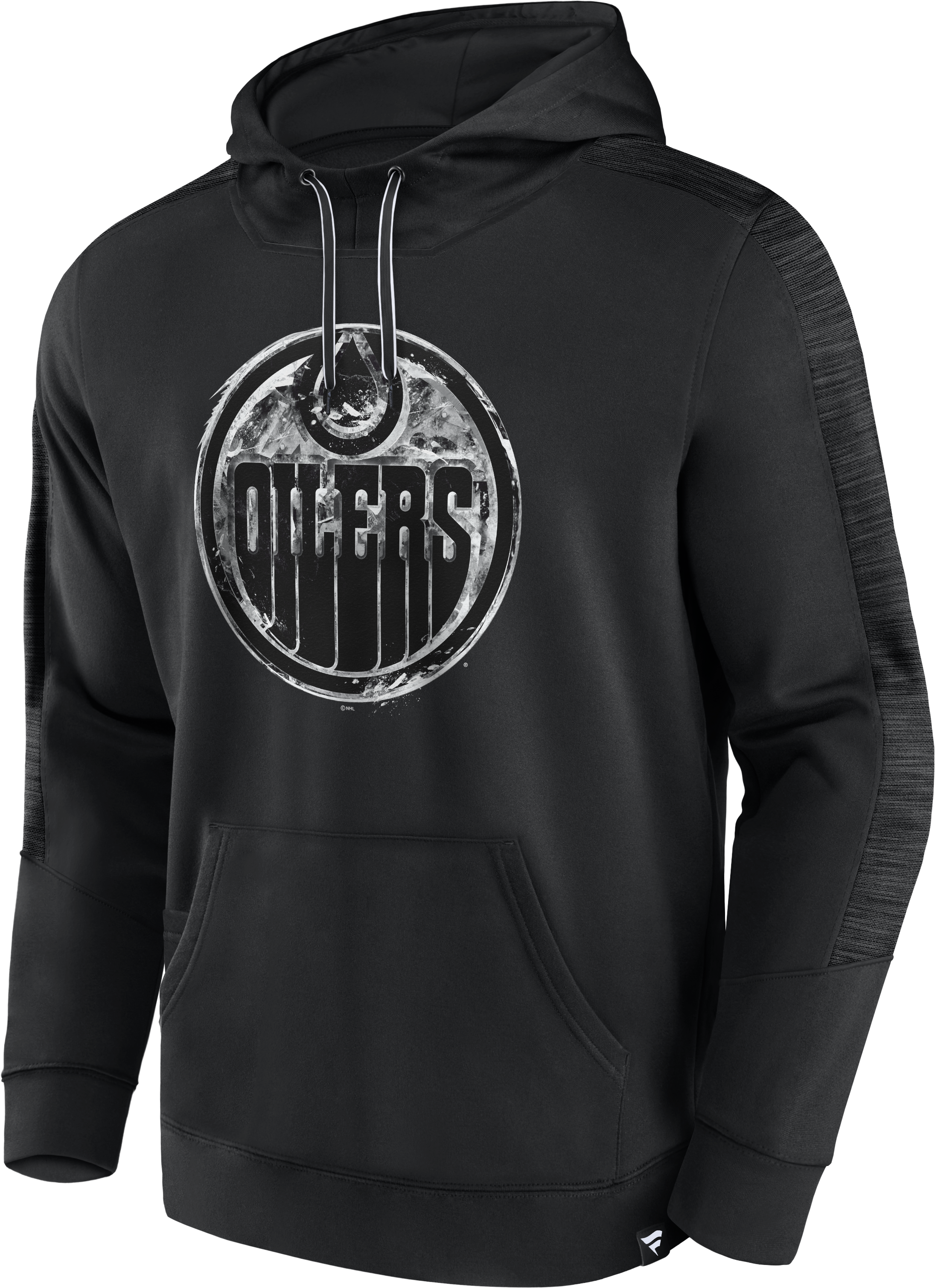 Men's Edmonton Oilers Iced Out Pullover Hoodie