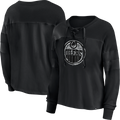 Women's Iced Out Long Sleeve Shirt- Edmonton Oilers