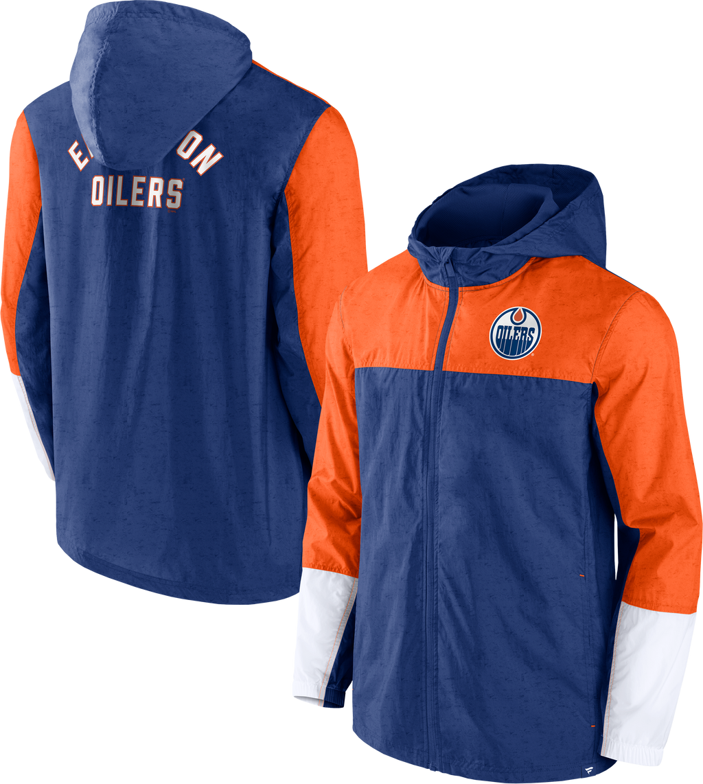 Fundamental Crinkle Jacket Men's- Edmonton Oilers
