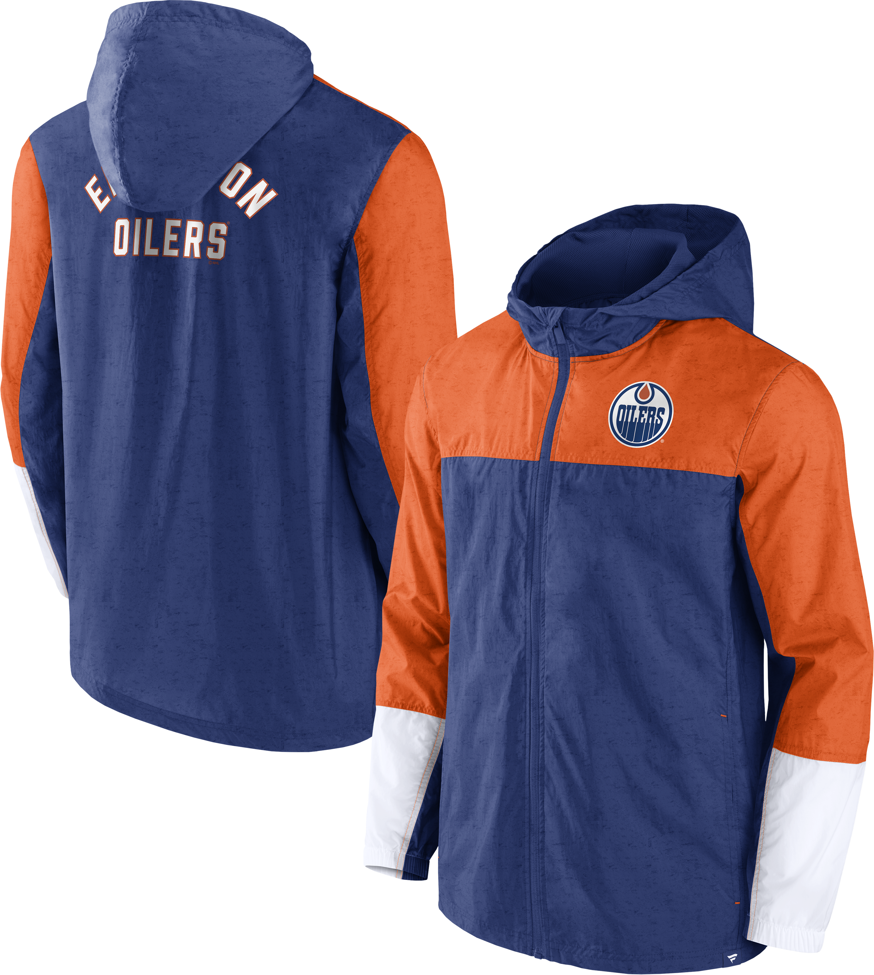 Fundamental Crinkle Jacket Men's- Edmonton Oilers