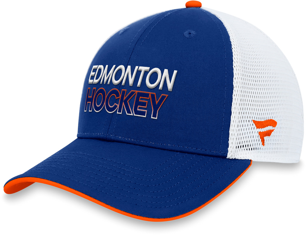 Edmonton Oilers Authentic Pro Trucker Adjustable Hat