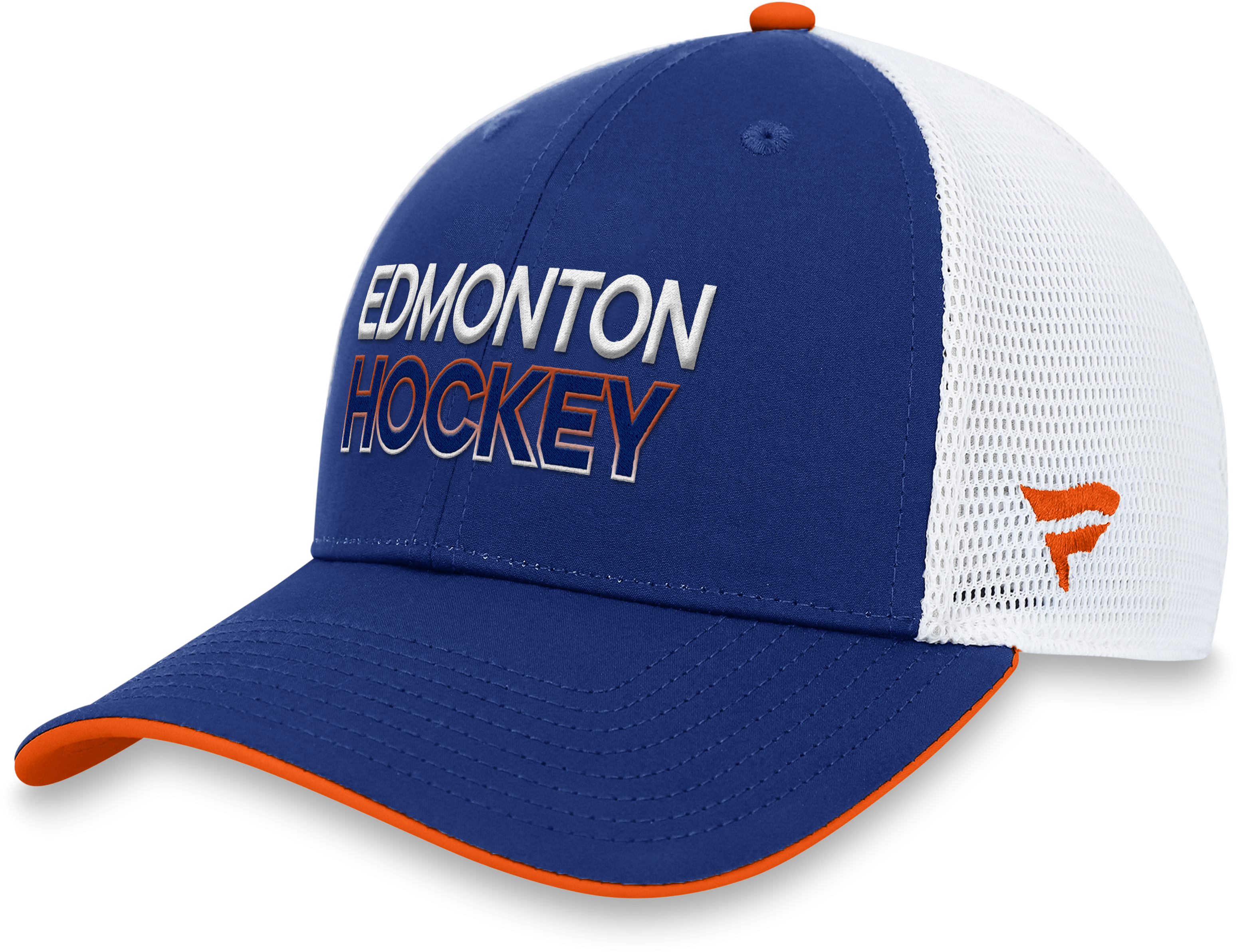 Edmonton Oilers Authentic Pro Trucker Adjustable Hat
