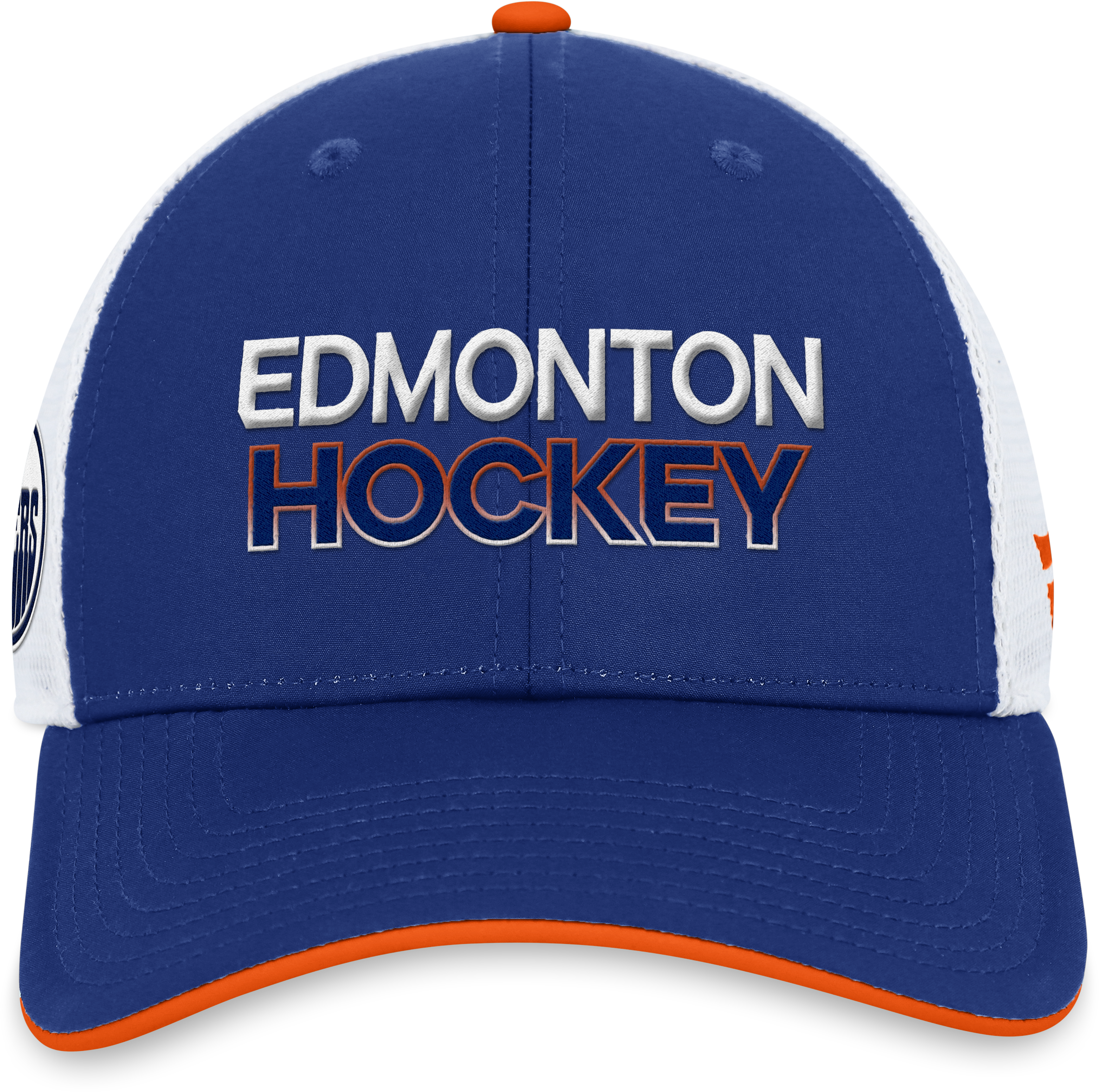 Edmonton Oilers Authentic Pro Trucker Adjustable Hat