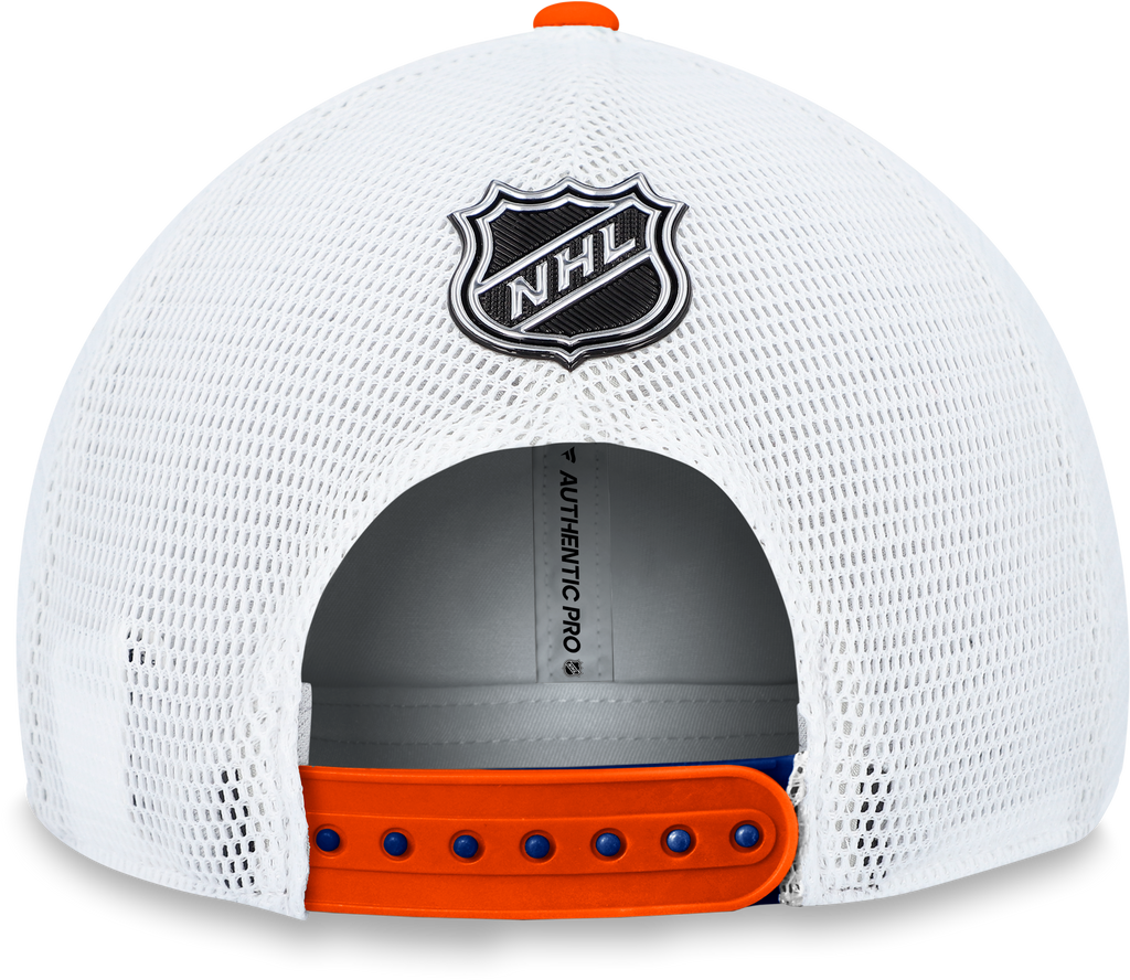 Edmonton Oilers Authentic Pro Trucker Adjustable Hat