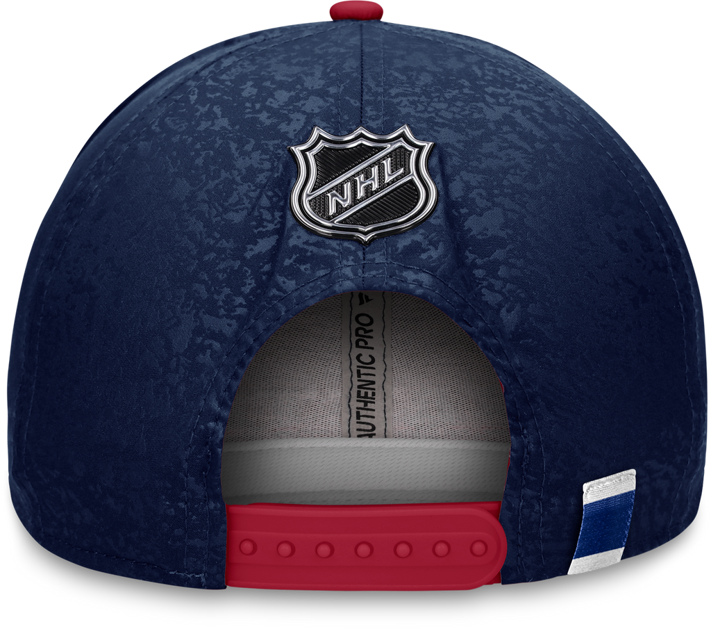 NHL Authentic Pro Debossed Snapback Hat