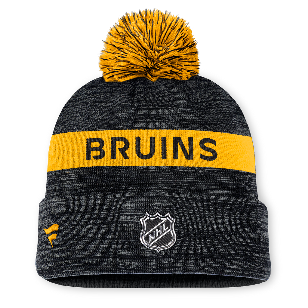 NHL Authentic Pro Rink Cuffed Knit Hat with Pom