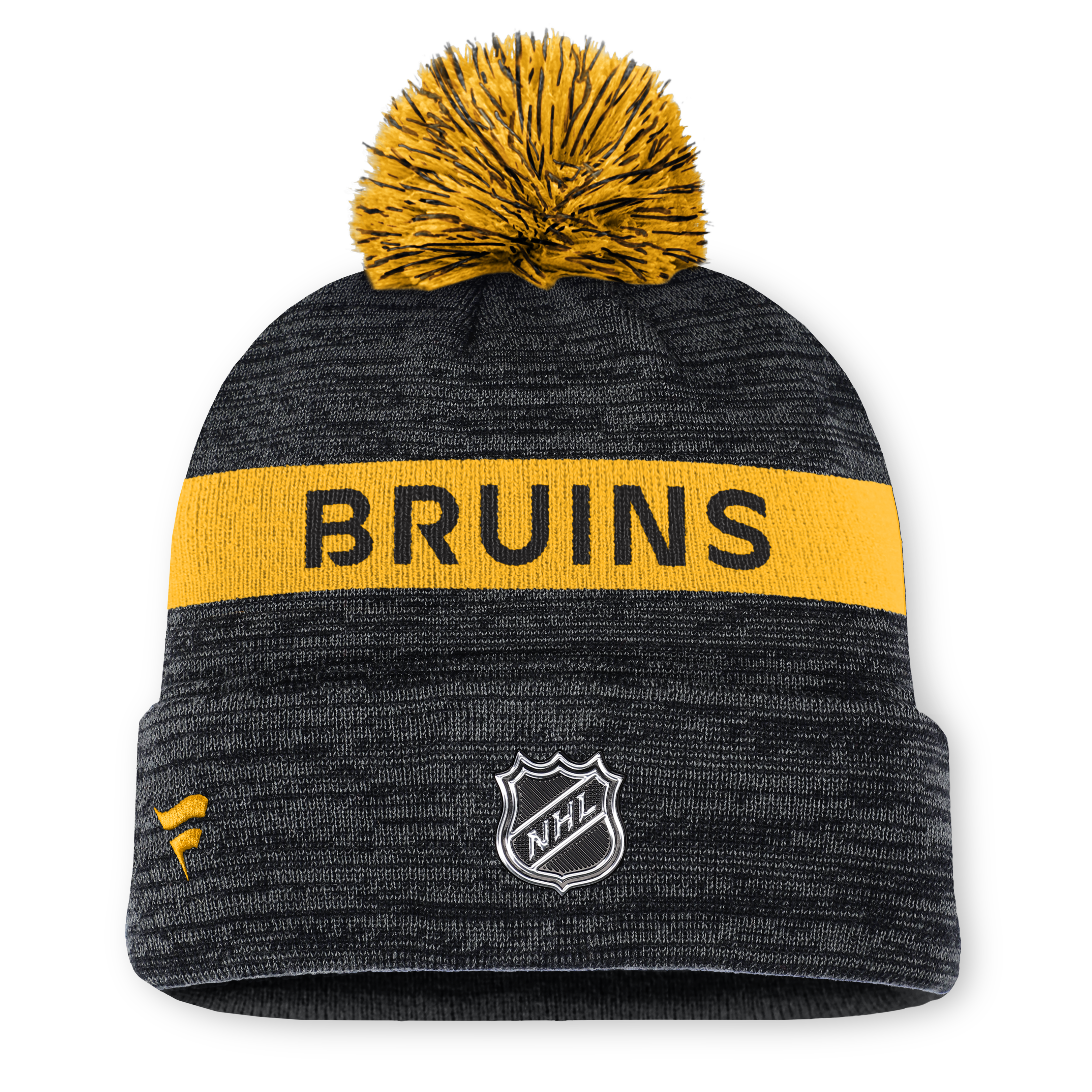 NHL Authentic Pro Rink Cuffed Knit Hat with Pom