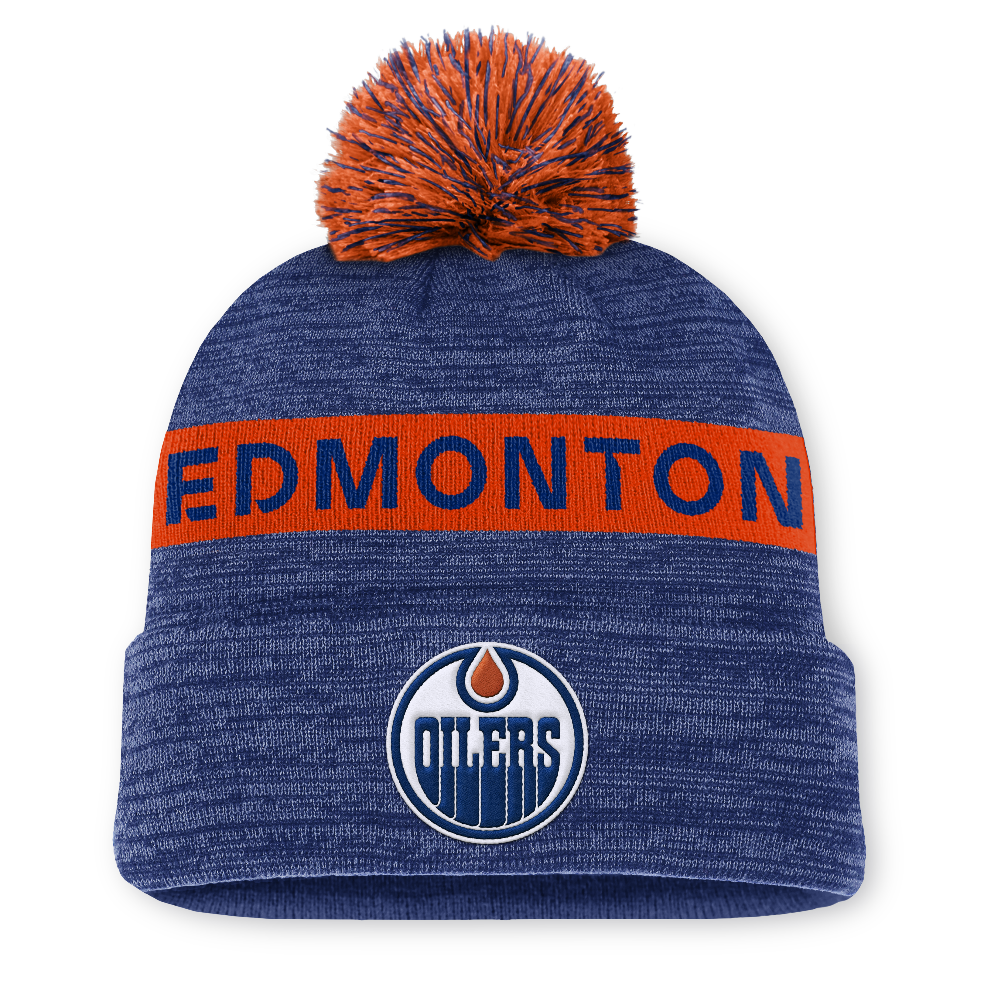 NHL Authentic Pro Rink Cuffed Knit Hat with Pom