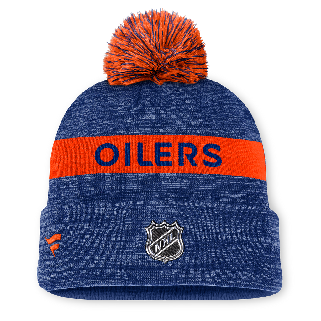 NHL Authentic Pro Rink Cuffed Knit Hat with Pom
