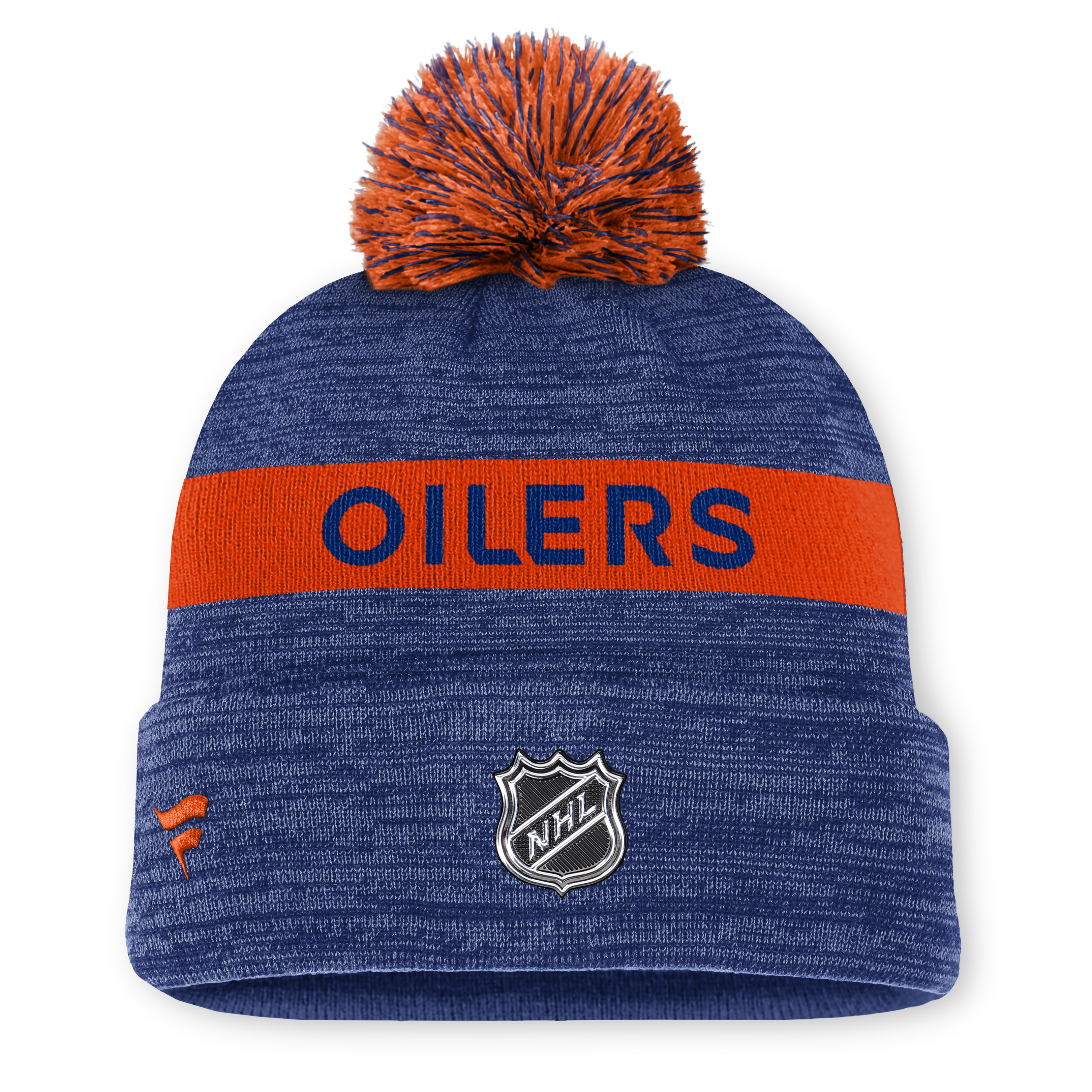 NHL Authentic Pro Rink Cuffed Knit Hat with Pom