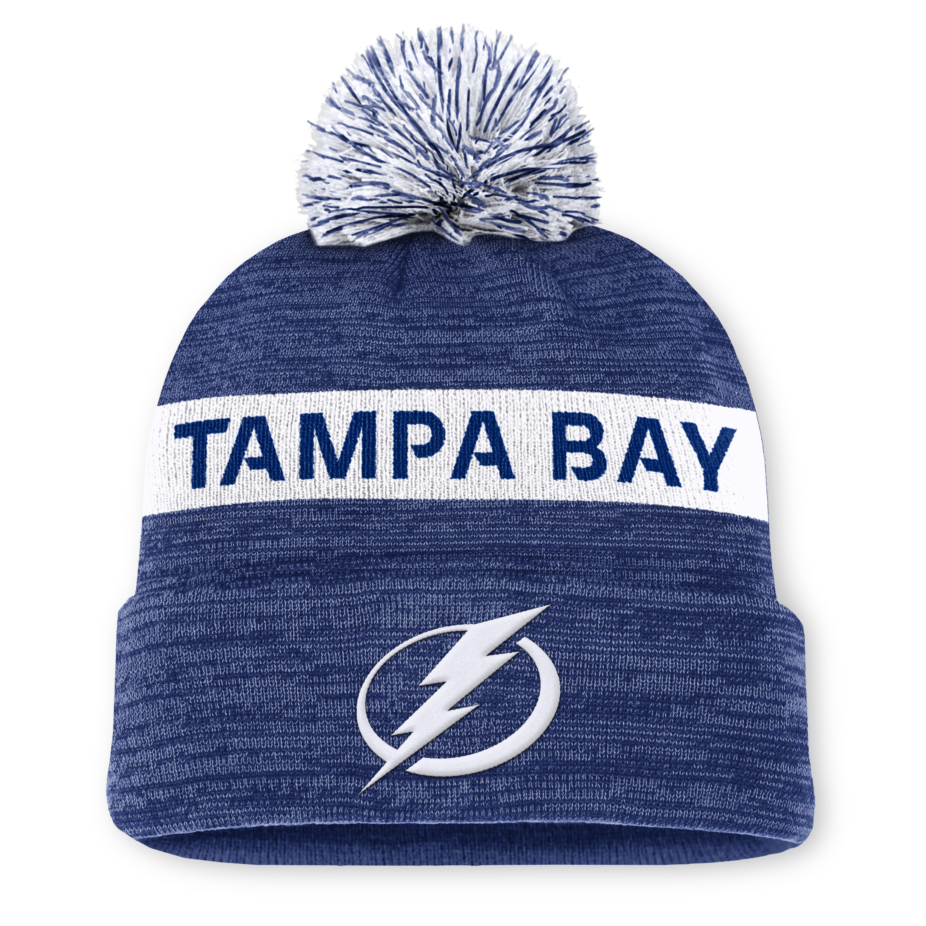 NHL Authentic Pro Rink Cuffed Knit Hat with Pom