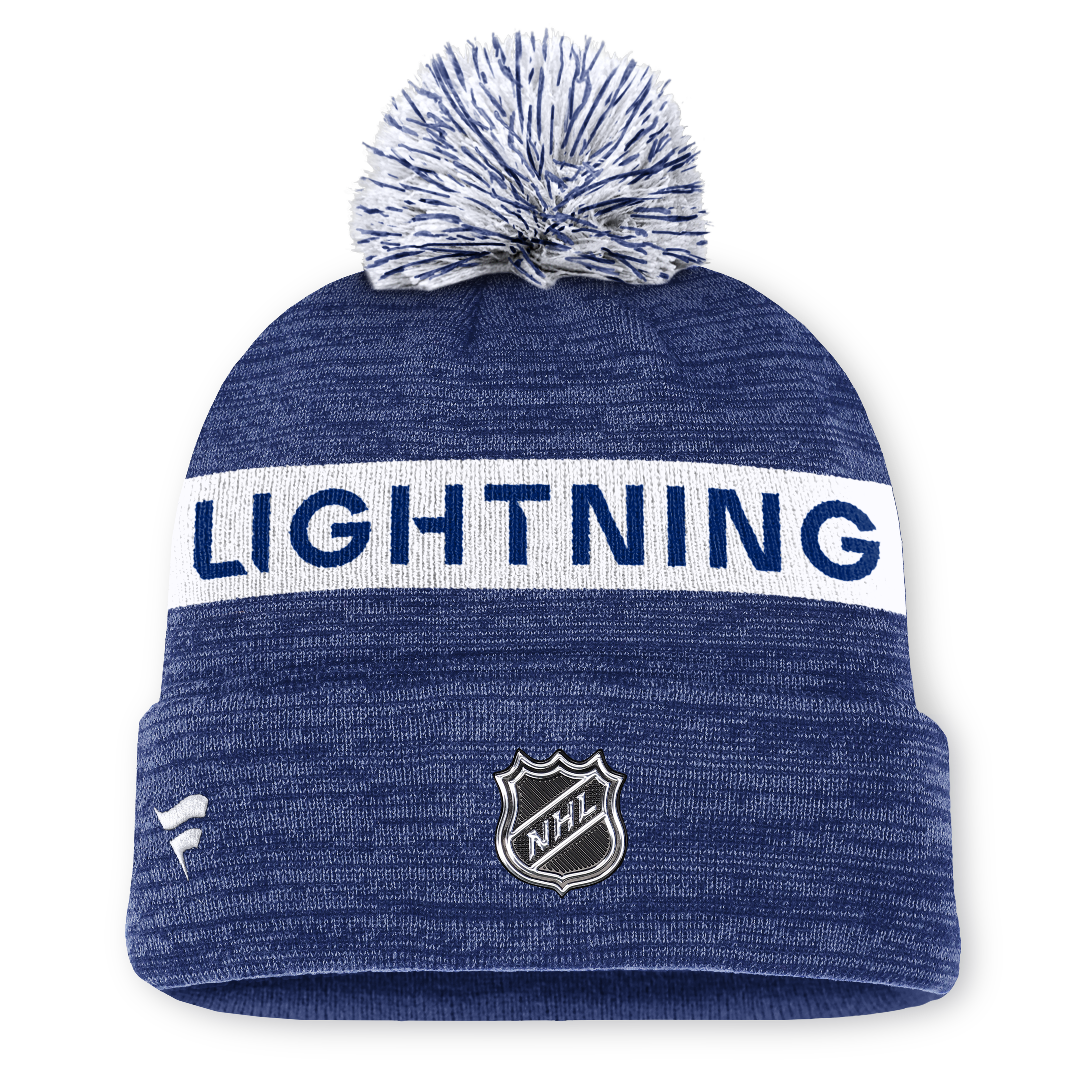 NHL Authentic Pro Rink Cuffed Knit Hat with Pom