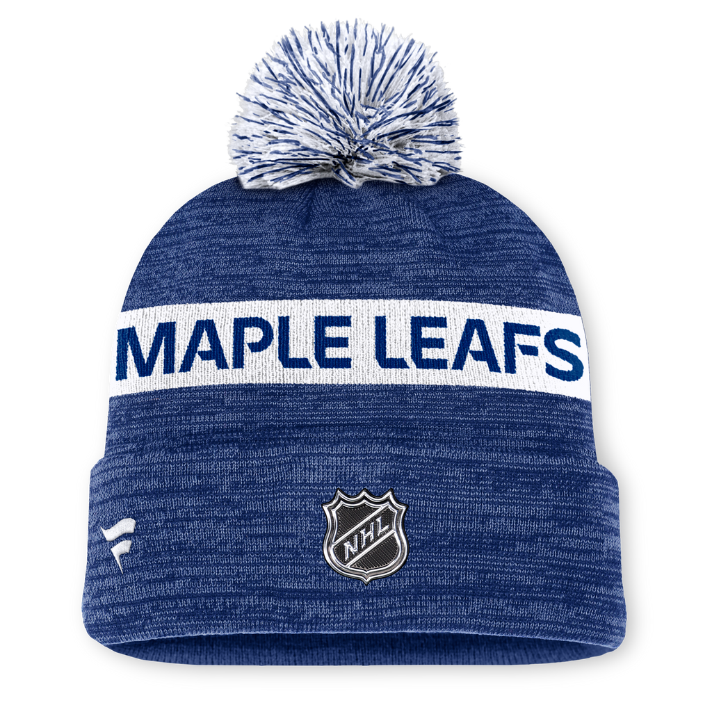NHL Authentic Pro Rink Cuffed Knit Hat with Pom