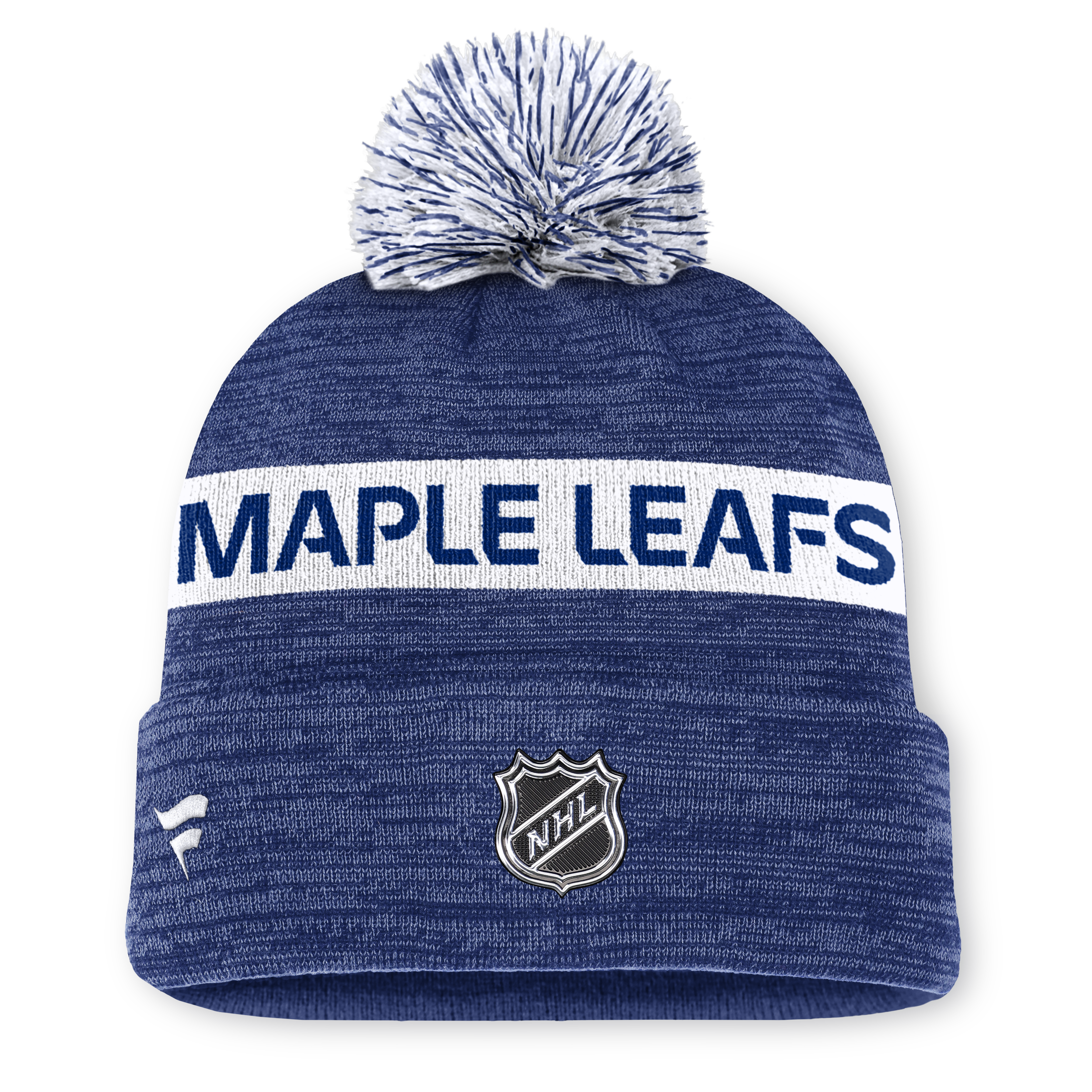 NHL Authentic Pro Rink Cuffed Knit Hat with Pom