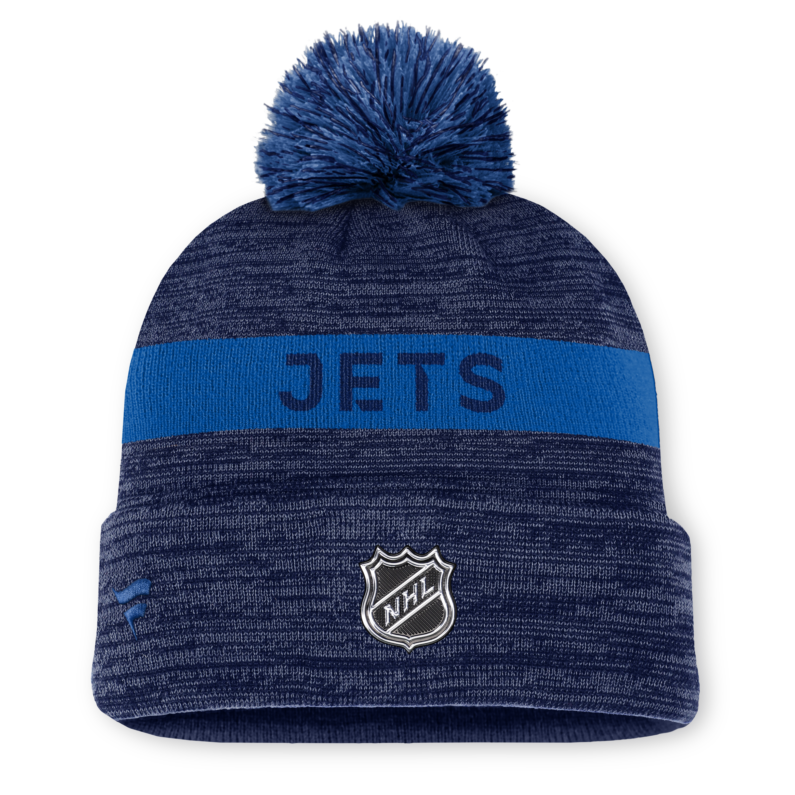 NHL Authentic Pro Rink Cuffed Knit Hat with Pom