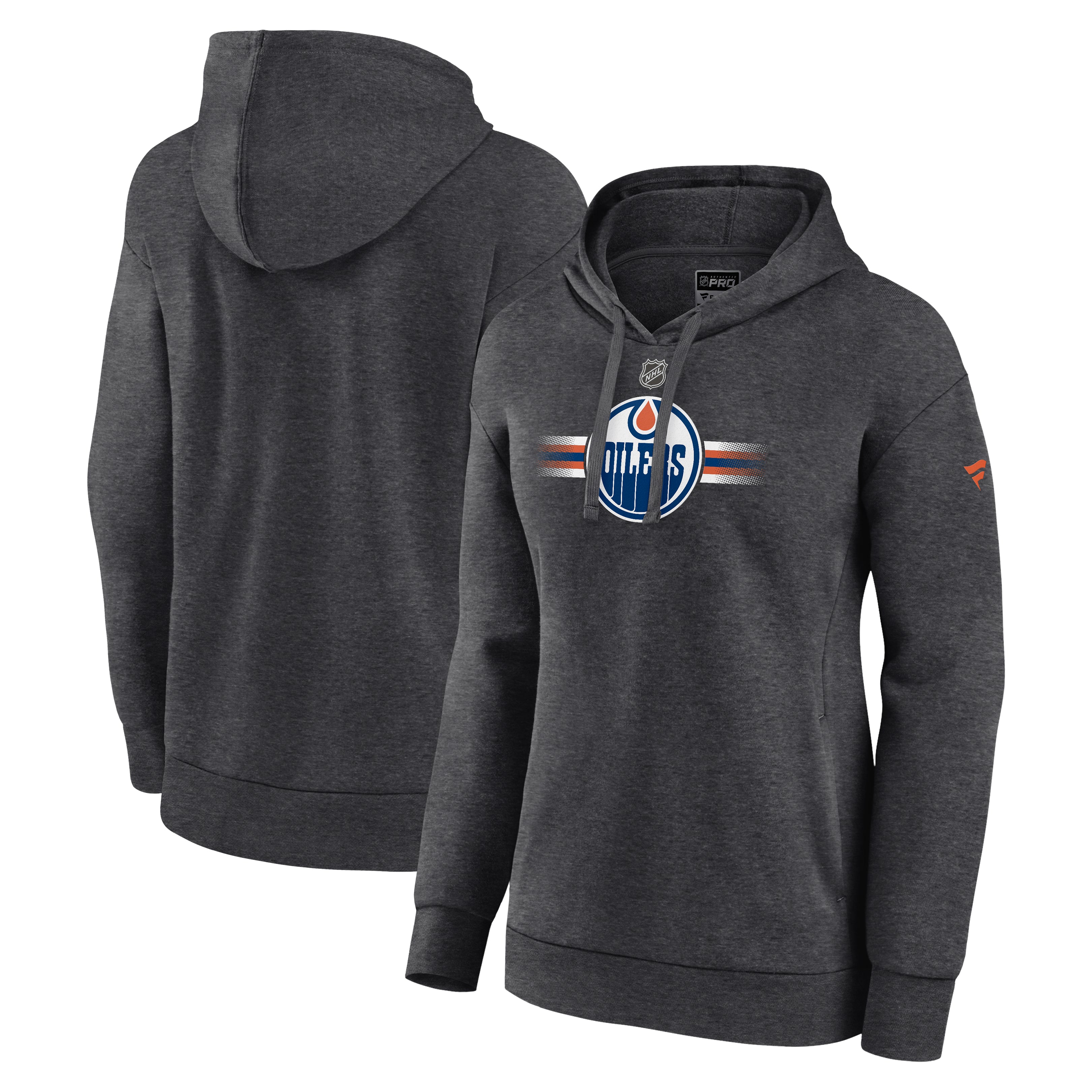 Women's Rink V-Neck Hoodie- Edmonton Oilers