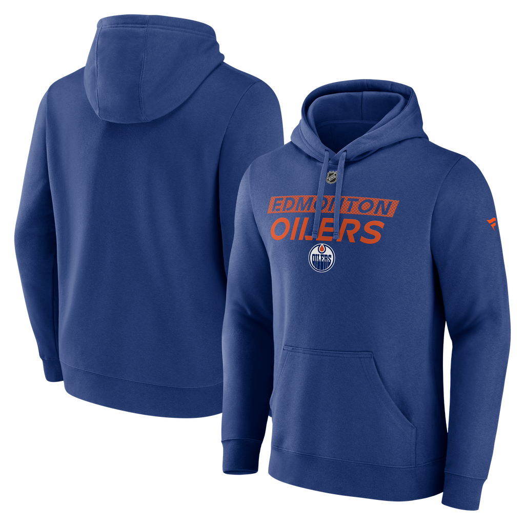 Edmonton Oilers Authentic Pro Core Primary Fleece Pullover Hoodie