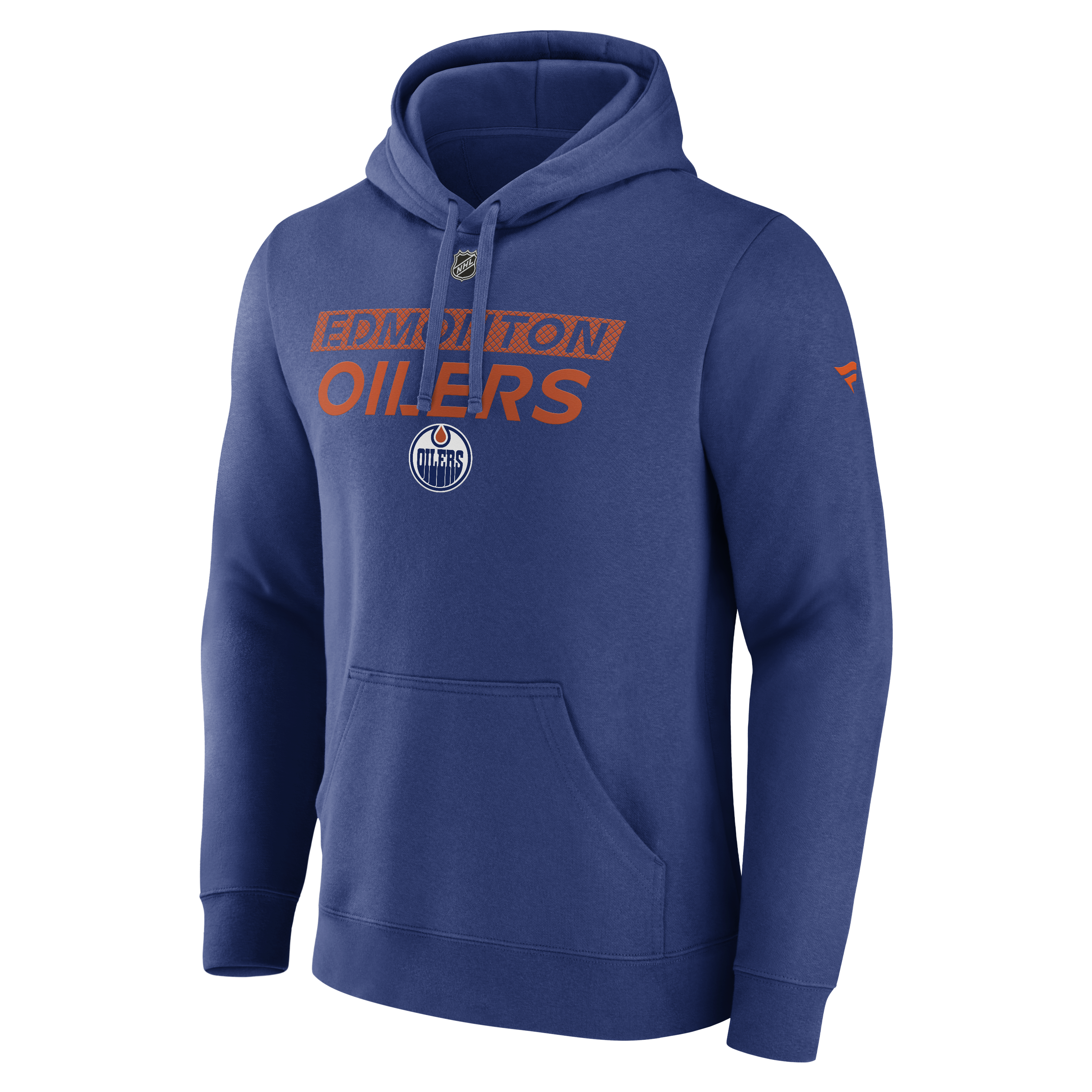 Edmonton Oilers Authentic Pro Core Primary Fleece Pullover Hoodie