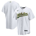 Nike Oakland Athletics White Replica Jersey - Blank