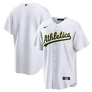 Nike Oakland Athletics White Replica Jersey - Blank