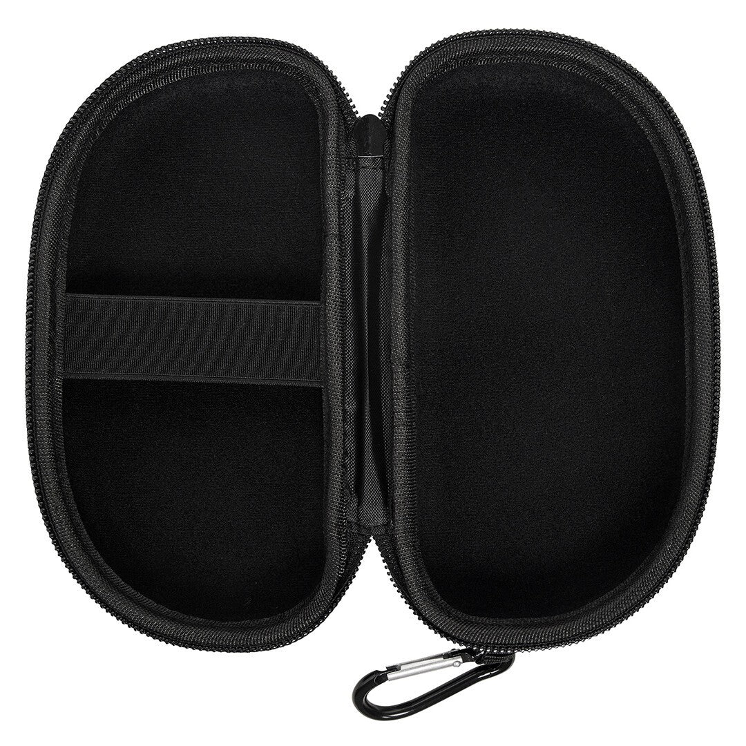 Funky Trunks Case Closed Goggle Case - BLACK/GOLD, open interior