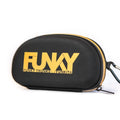 Funky Trunks Case Closed Goggle Case - BLACK/GOLD, front