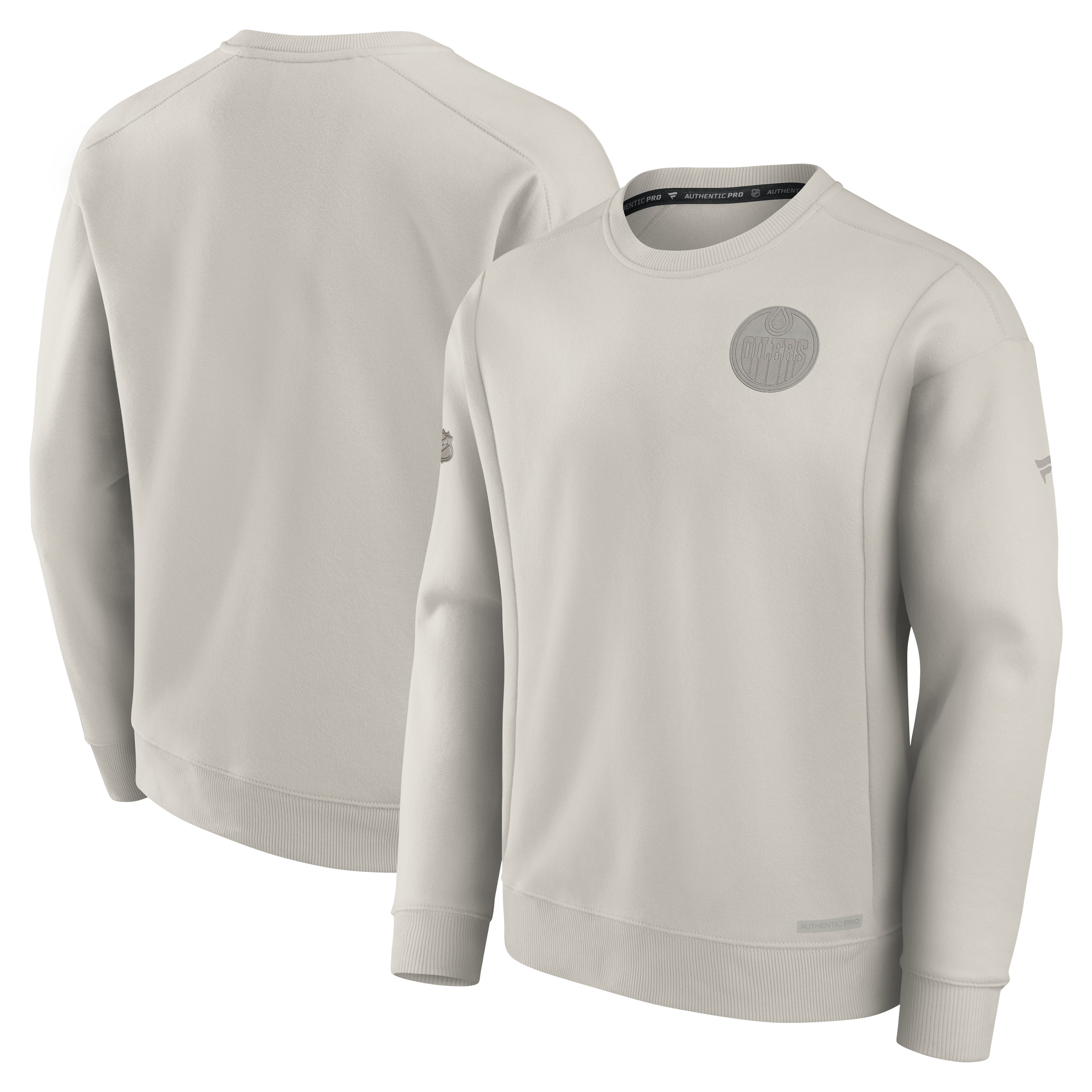 Edmonton Oilers Authentic Pro Road Fleece Pullover Sweatshirt