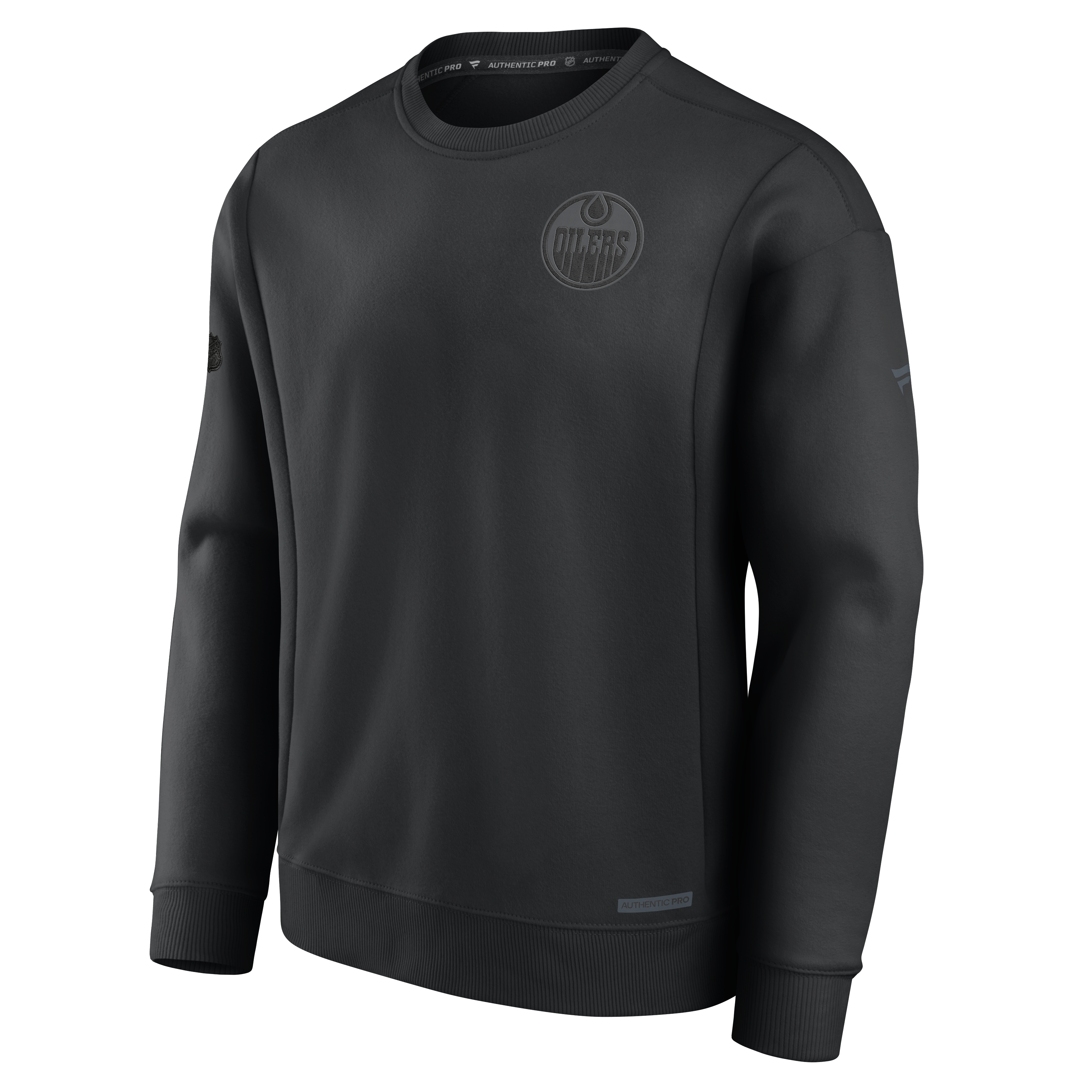 Edmonton Oilers Authentic Pro Road Fleece Pullover Sweatshirt