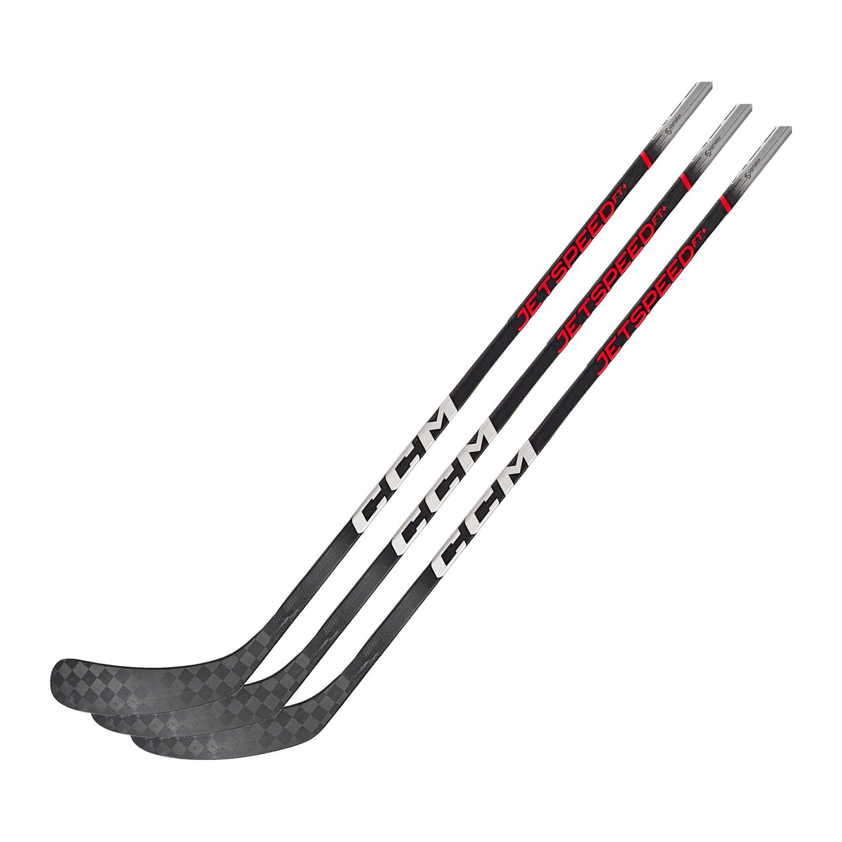 CCM Intermediate Jetspeed FT+ Team Hockey Stick - 3 Pack