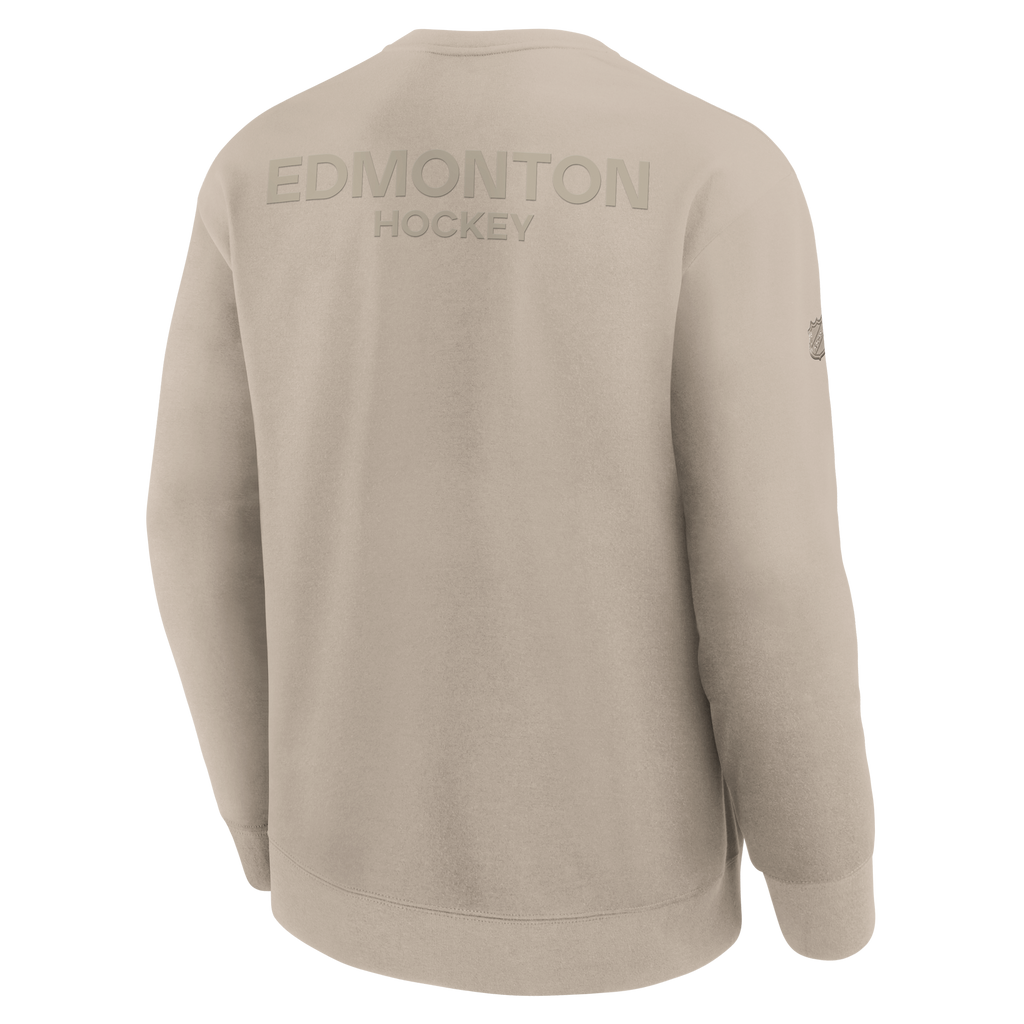 Fanatics Edmonton Authentic Pro Road Crewneck Sweatshirt