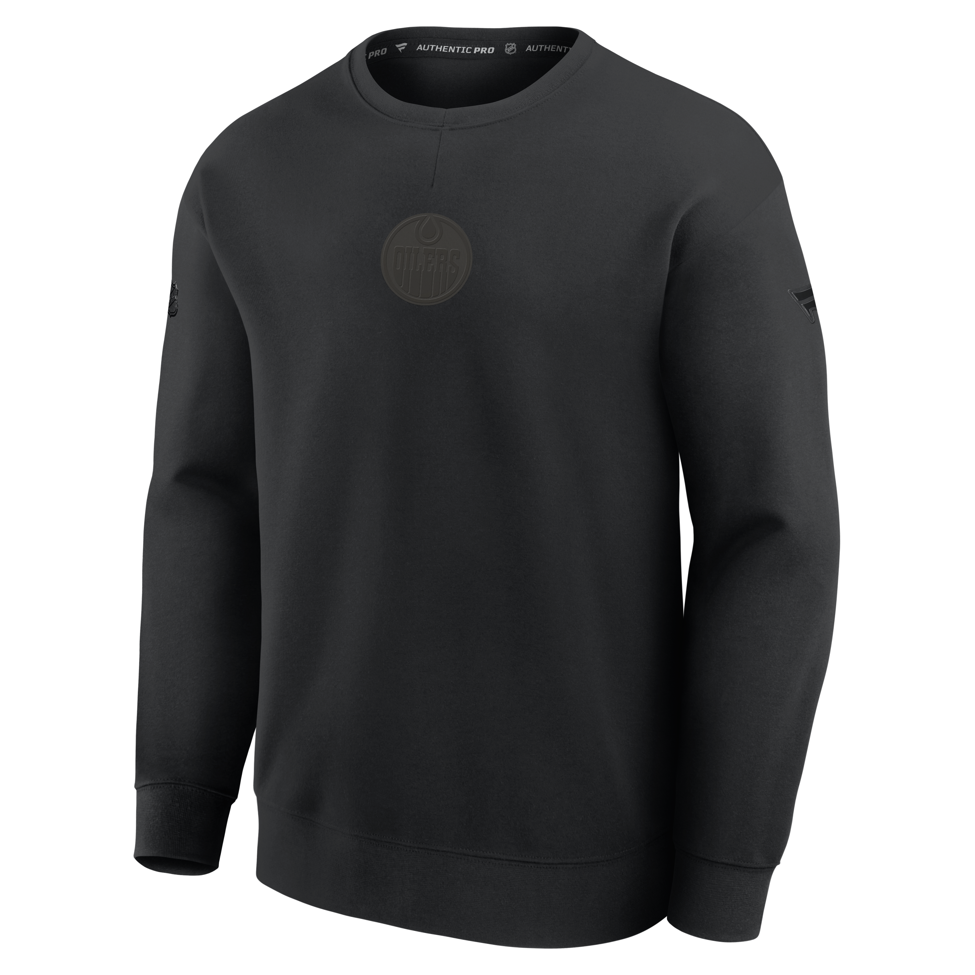 Fanatics Edmonton Authentic Pro Road Crewneck Sweatshirt