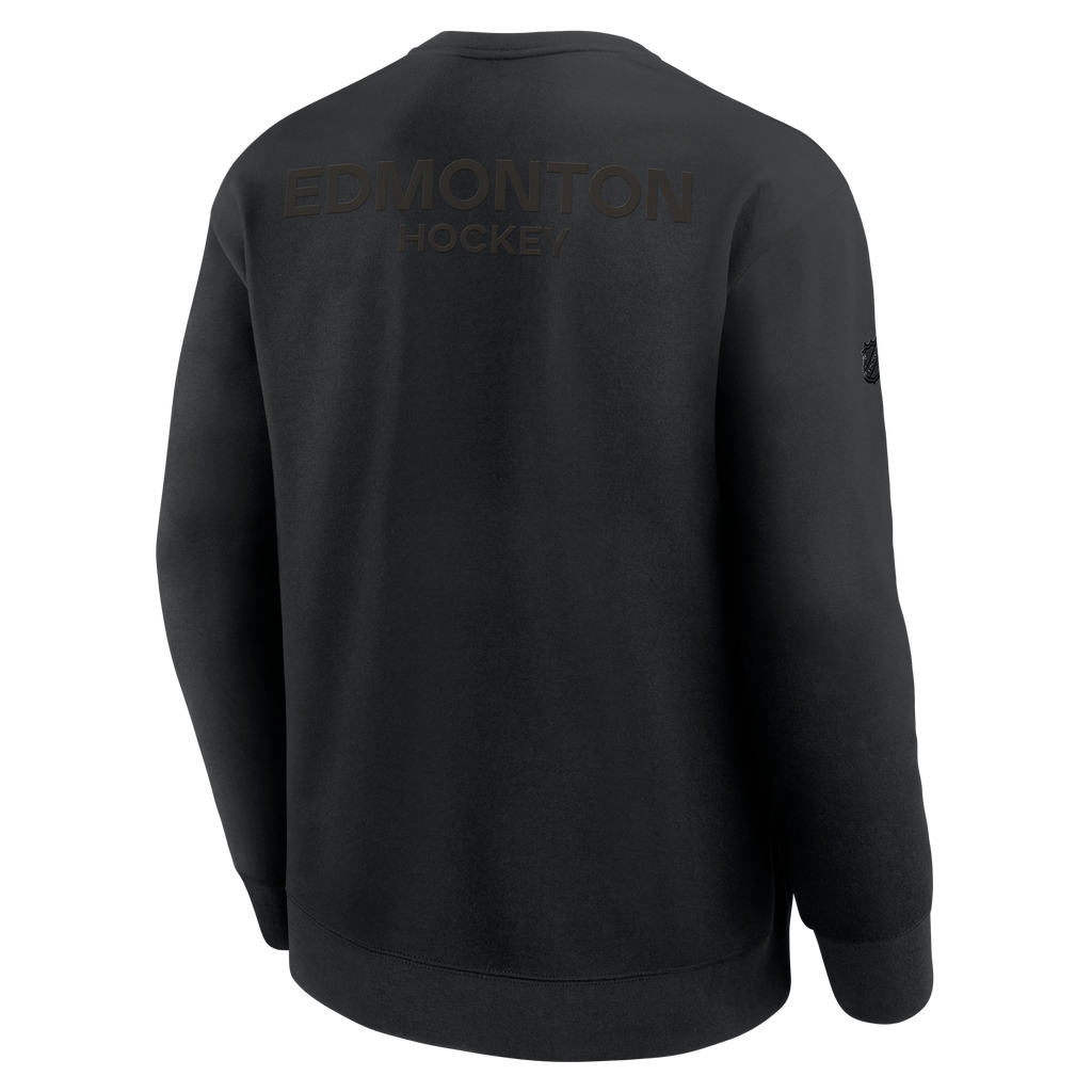 Fanatics Edmonton Authentic Pro Road Crewneck Sweatshirt