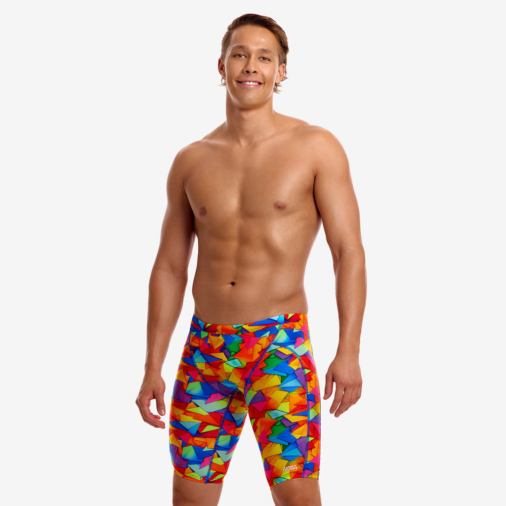 Funky Trunks Men's Training Jammers - TRY THE LOT, front