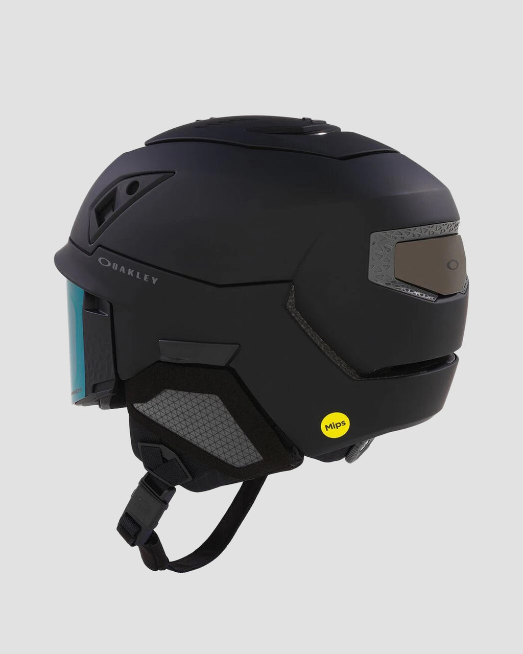 Oakley MOD7 Snow Helmet - Blackout/Prizm Sapphire, rear three-quarter