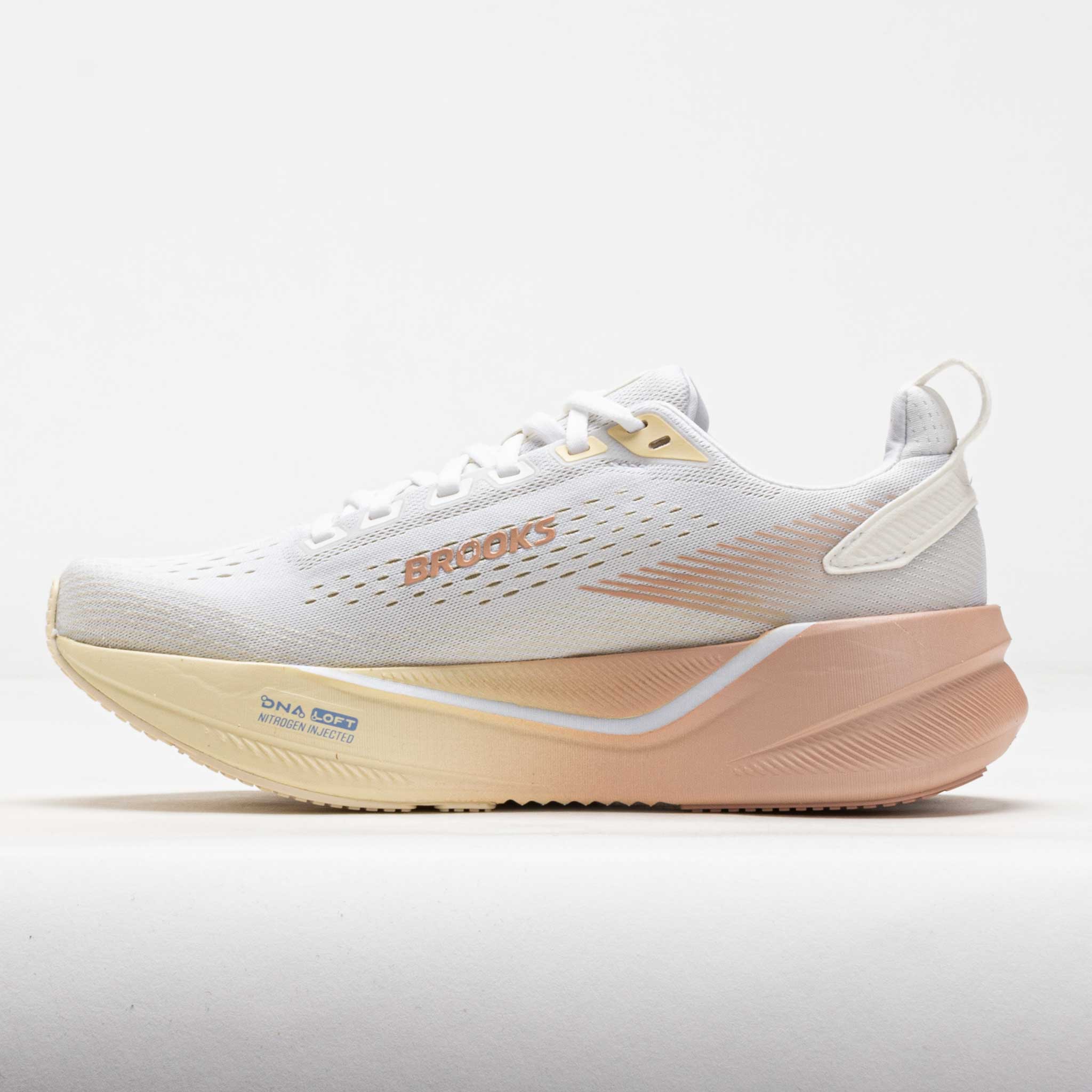 Brooks Women's Ghost Max 4 Running Shoes - White/Rose/Rutabaga