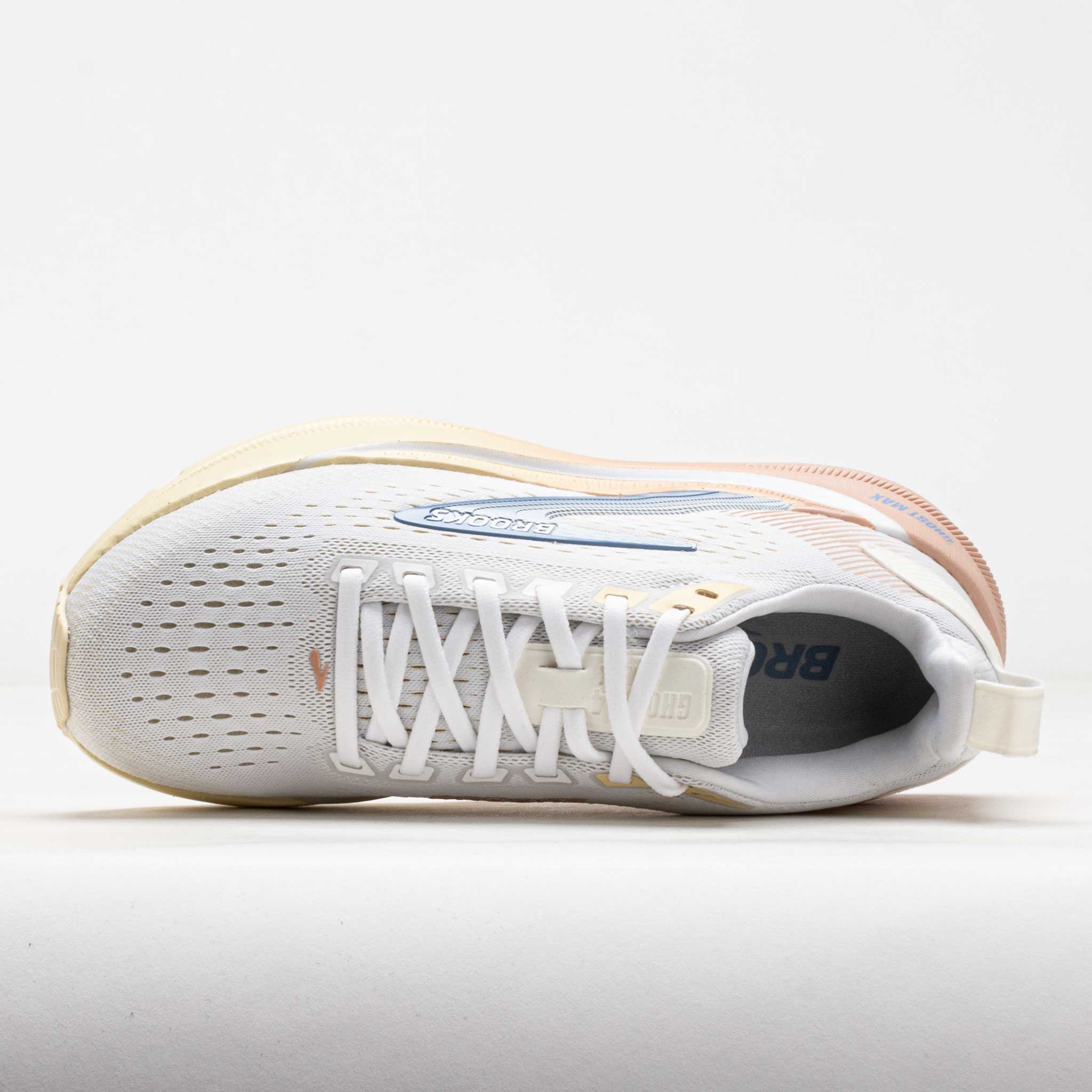 Brooks Women's Ghost Max 4 Running Shoes - White/Rose/Rutabaga