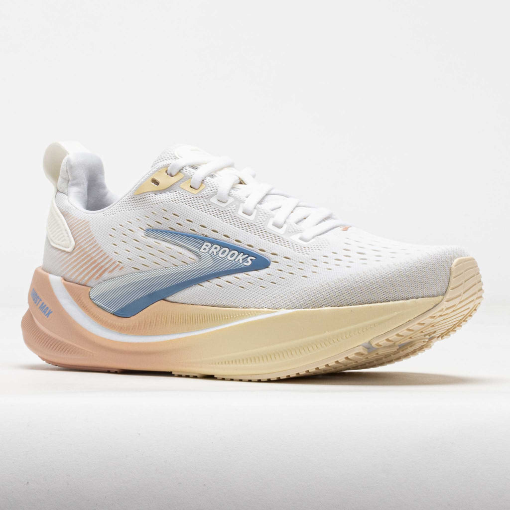Brooks Women's Ghost Max 4 Running Shoes - White/Rose/Rutabaga