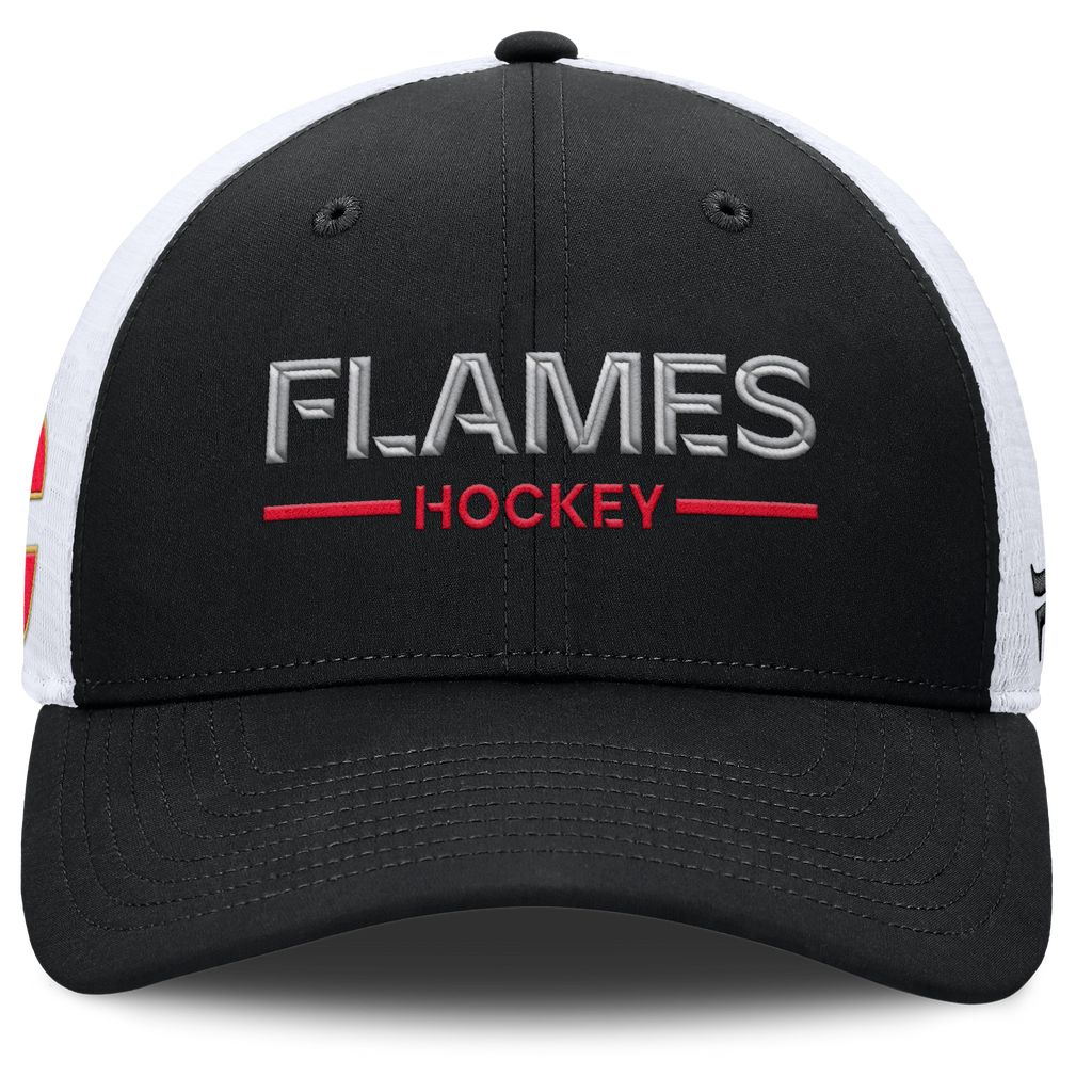 Fanatics Calgary Flames Authentic Pro Rinkside Structured Meshback Hat