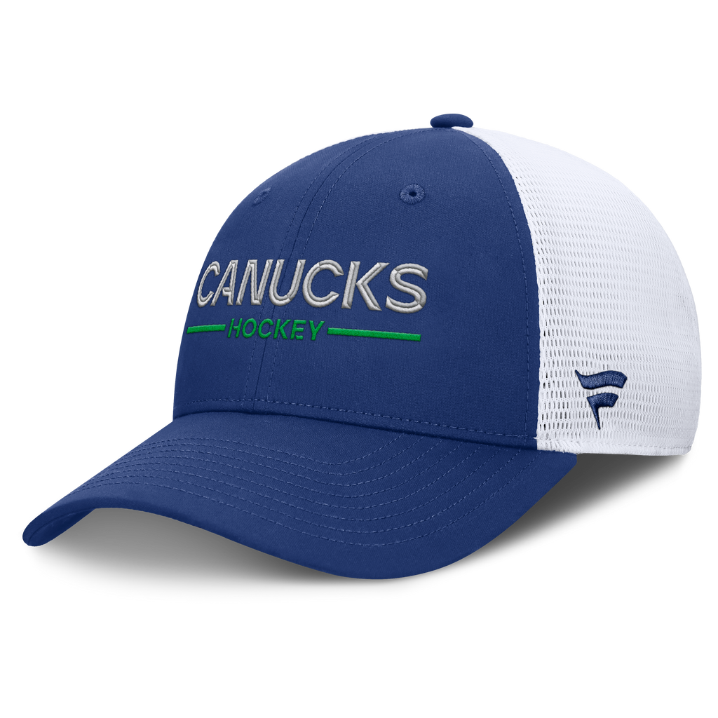 Fanatics Vancouver Canucks Authentic Pro Rinkside Structured Meshback Hat