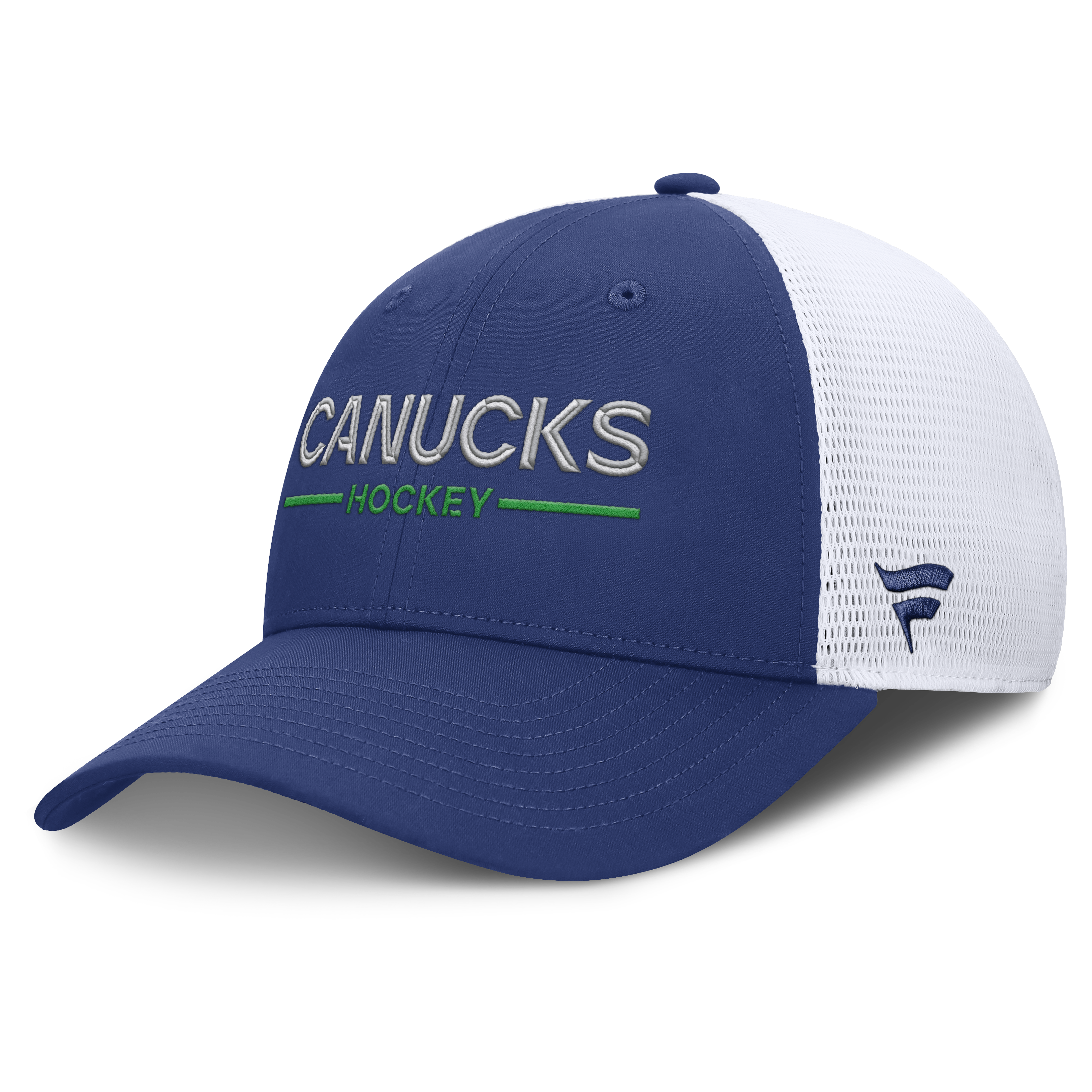 Fanatics Vancouver Canucks Authentic Pro Rinkside Structured Meshback Hat