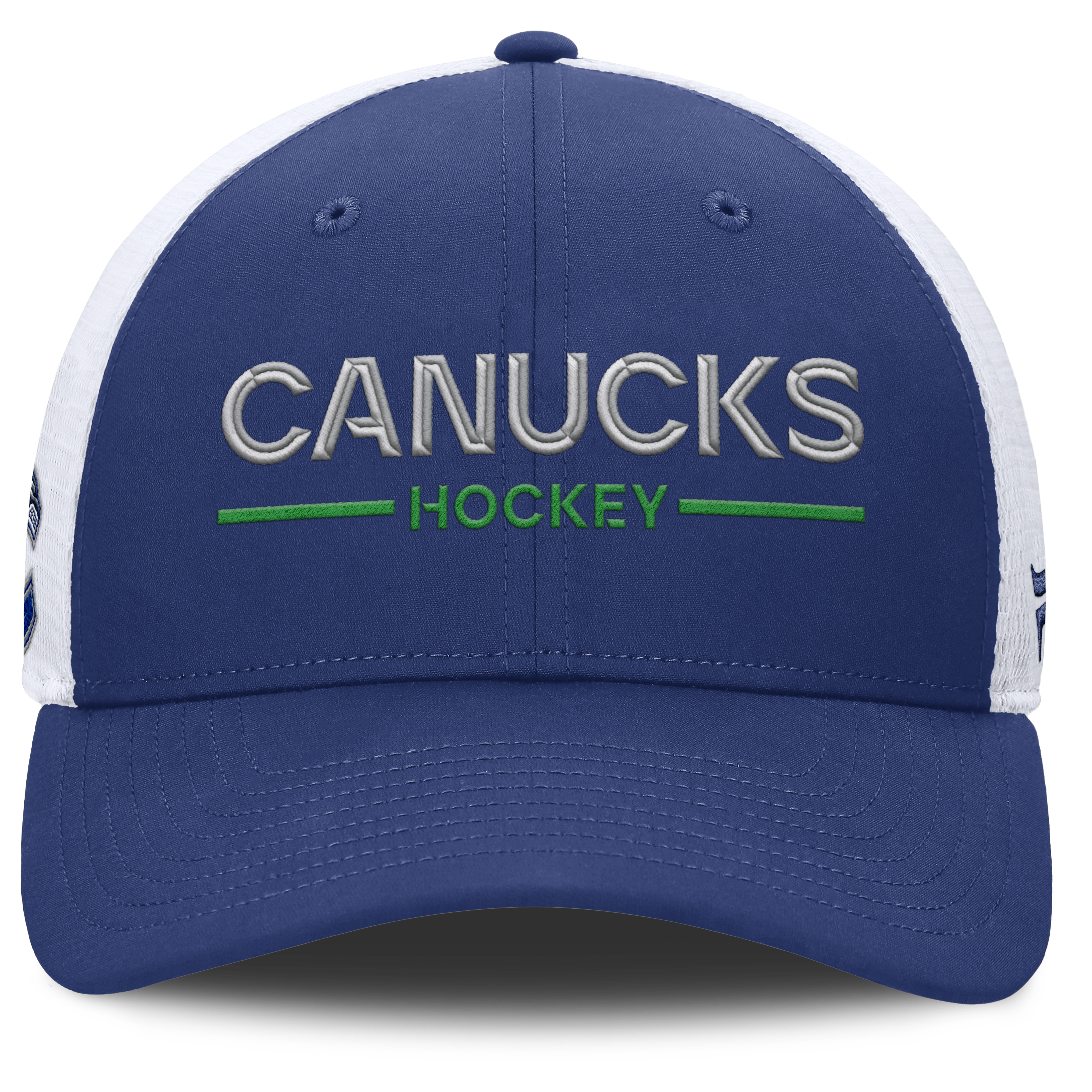 Fanatics Vancouver Canucks Authentic Pro Rinkside Structured Meshback Hat