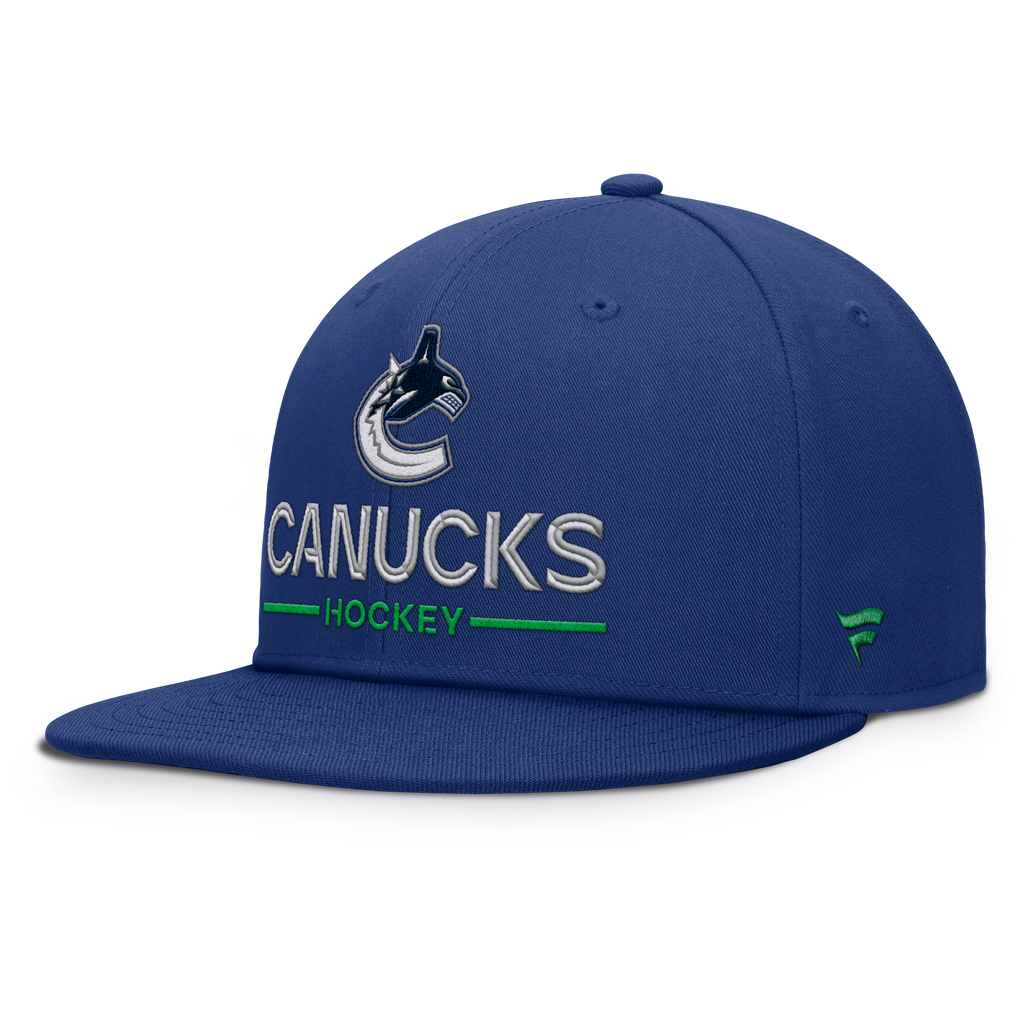 Fanatics Vancouver Canucks Authentic Pro Rink Snapback Hat