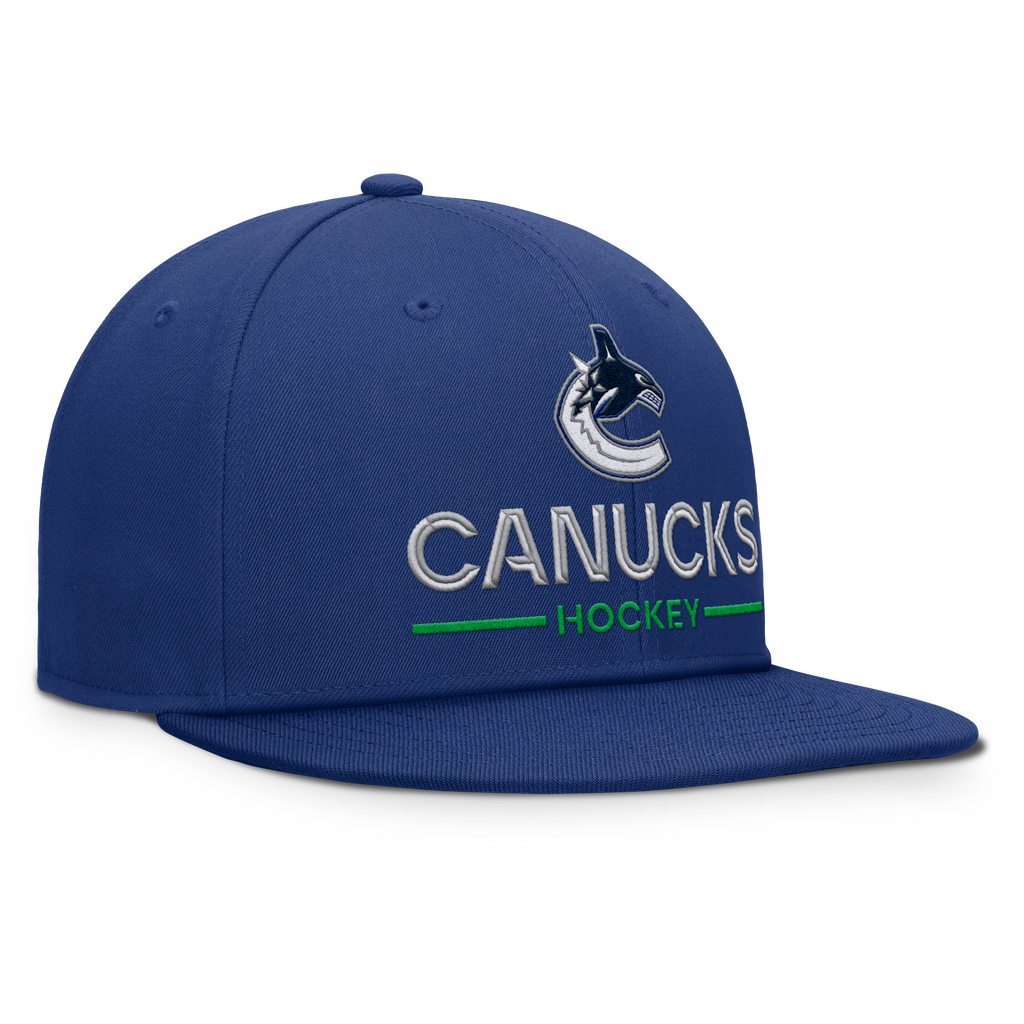 Fanatics Vancouver Canucks Authentic Pro Rink Snapback Hat