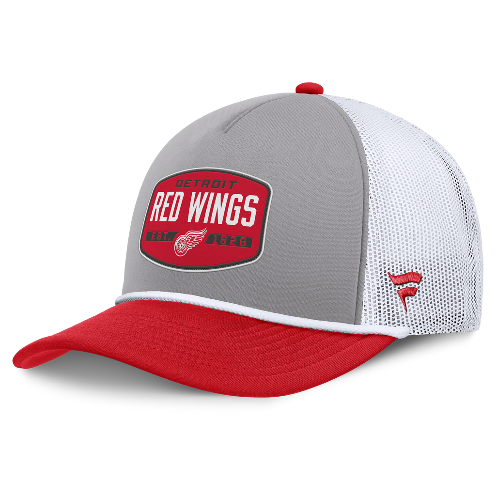Fanatics Detroit Red Wings Course Adjustable Foam Front A-Frame Meshaback Hat
