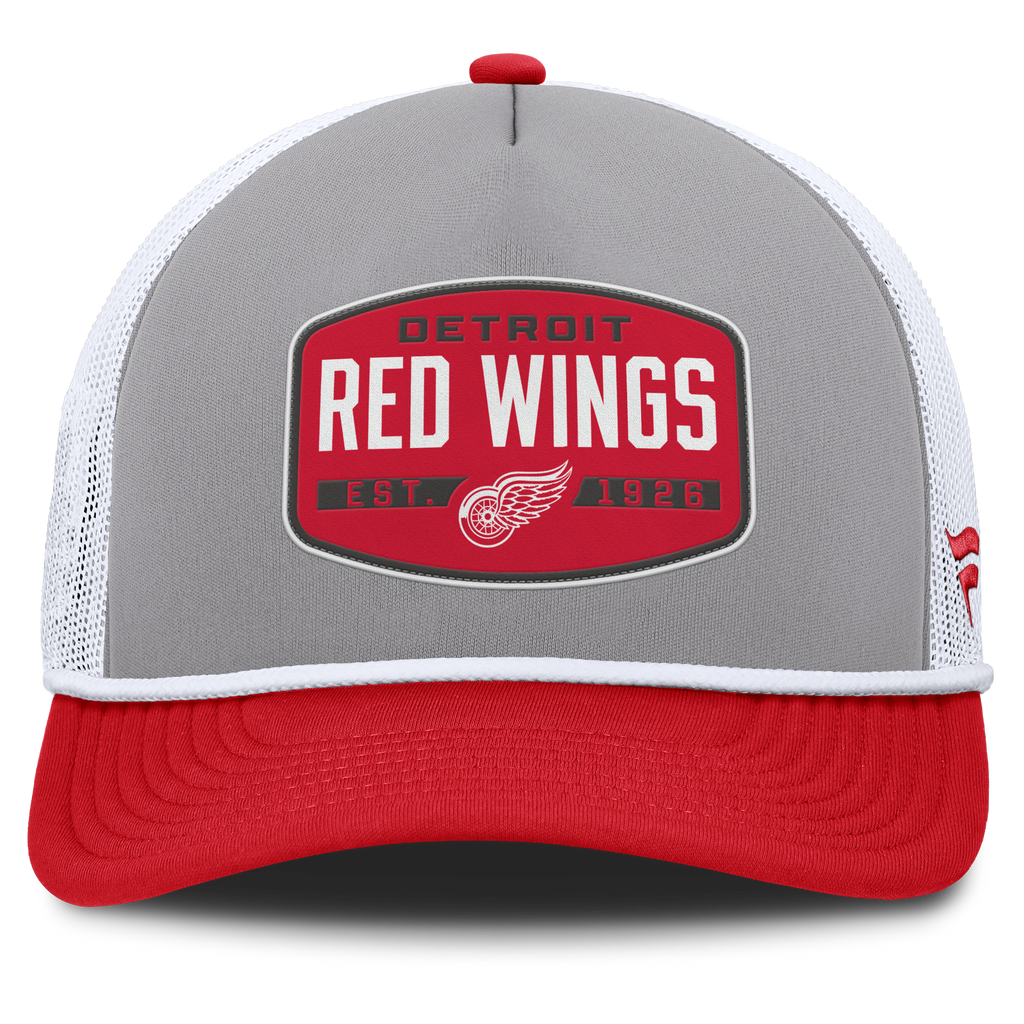 Fanatics Detroit Red Wings Course Adjustable Foam Front A-Frame Meshaback Hat